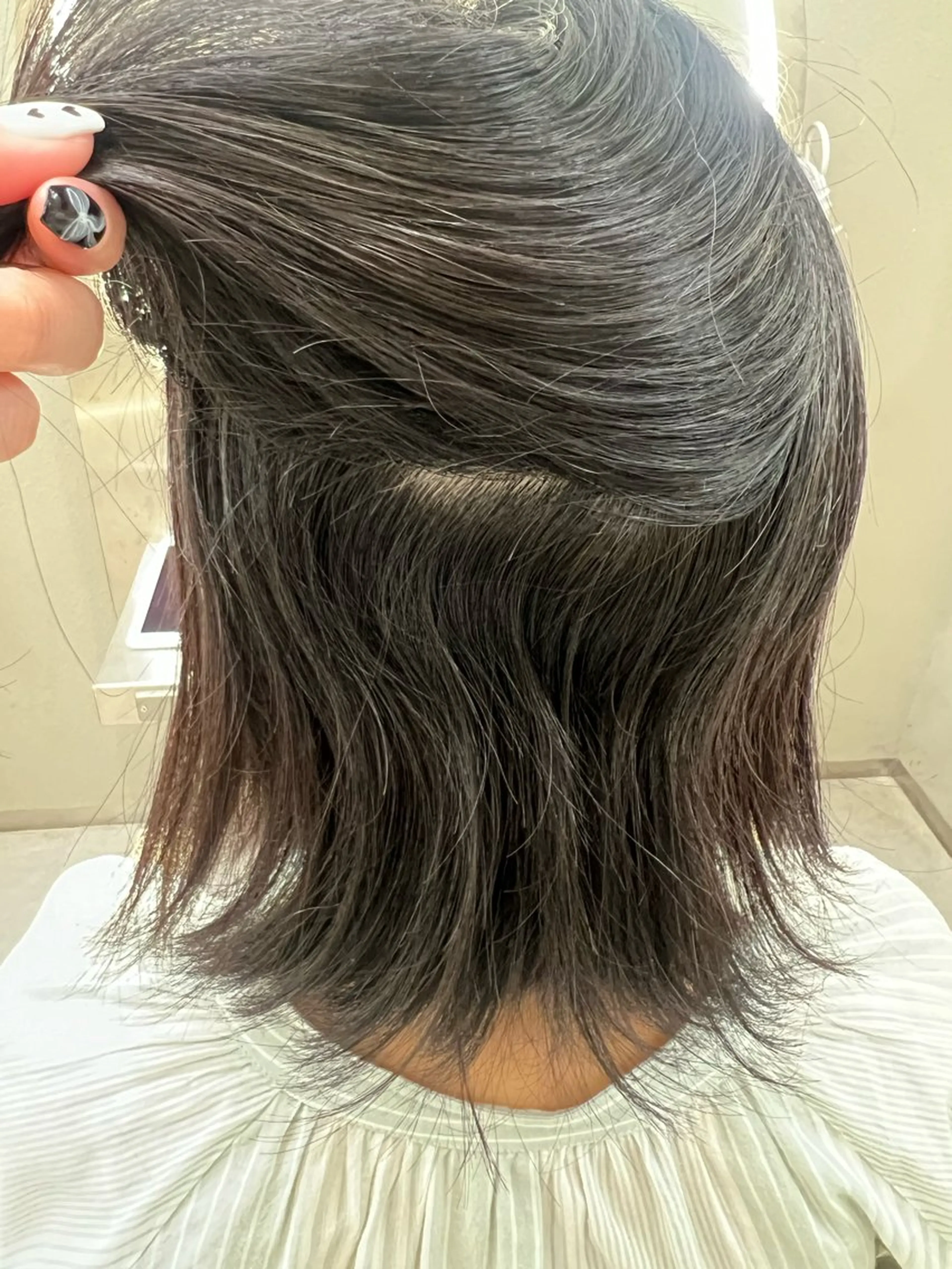 ミディアム 縮毛矯正 i.+SAPPORO所属・艶ワンカラー♡ ゆうかのヘアスタイル