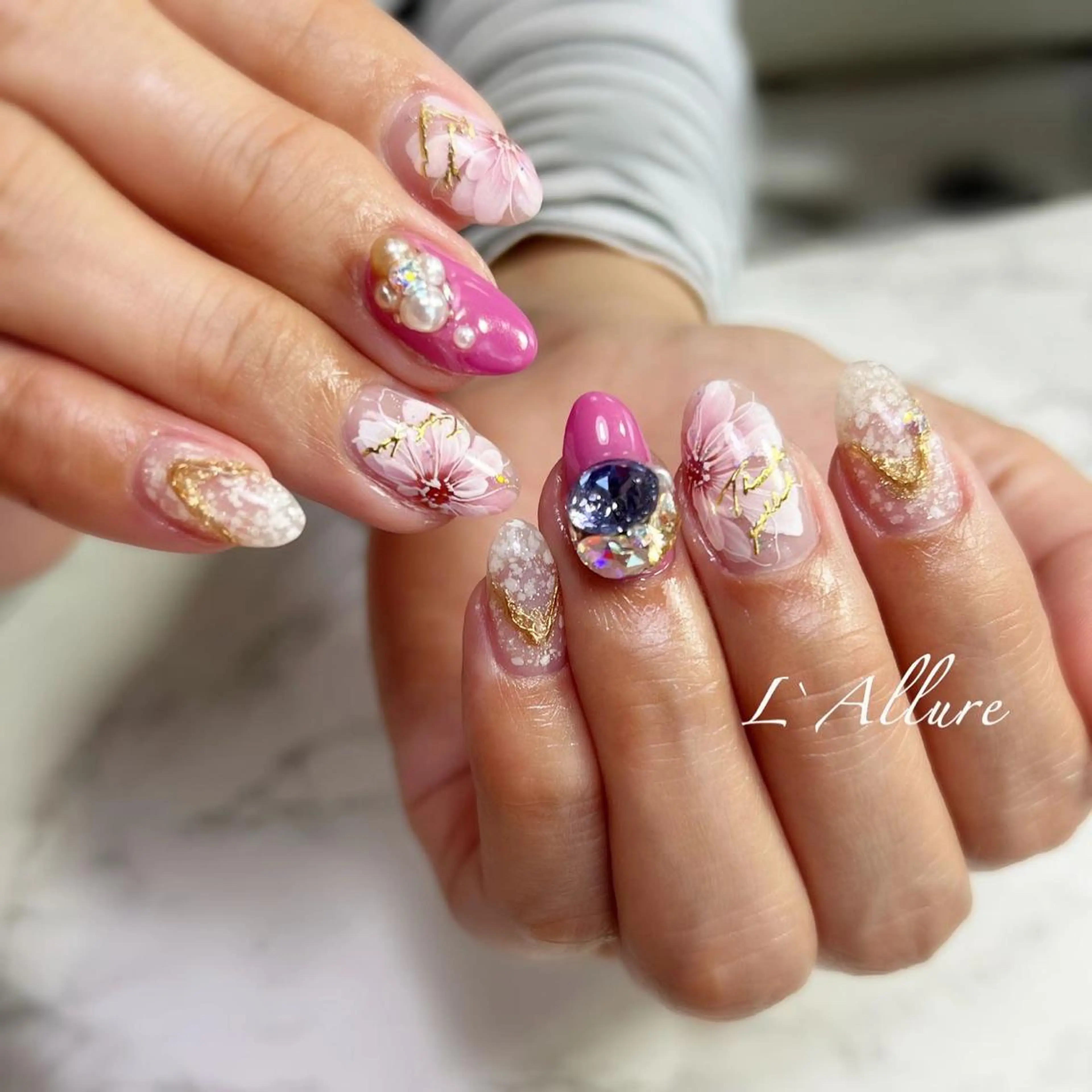 ネイル ハンドネイル Nail Salon L’Allureのネイルデザイン