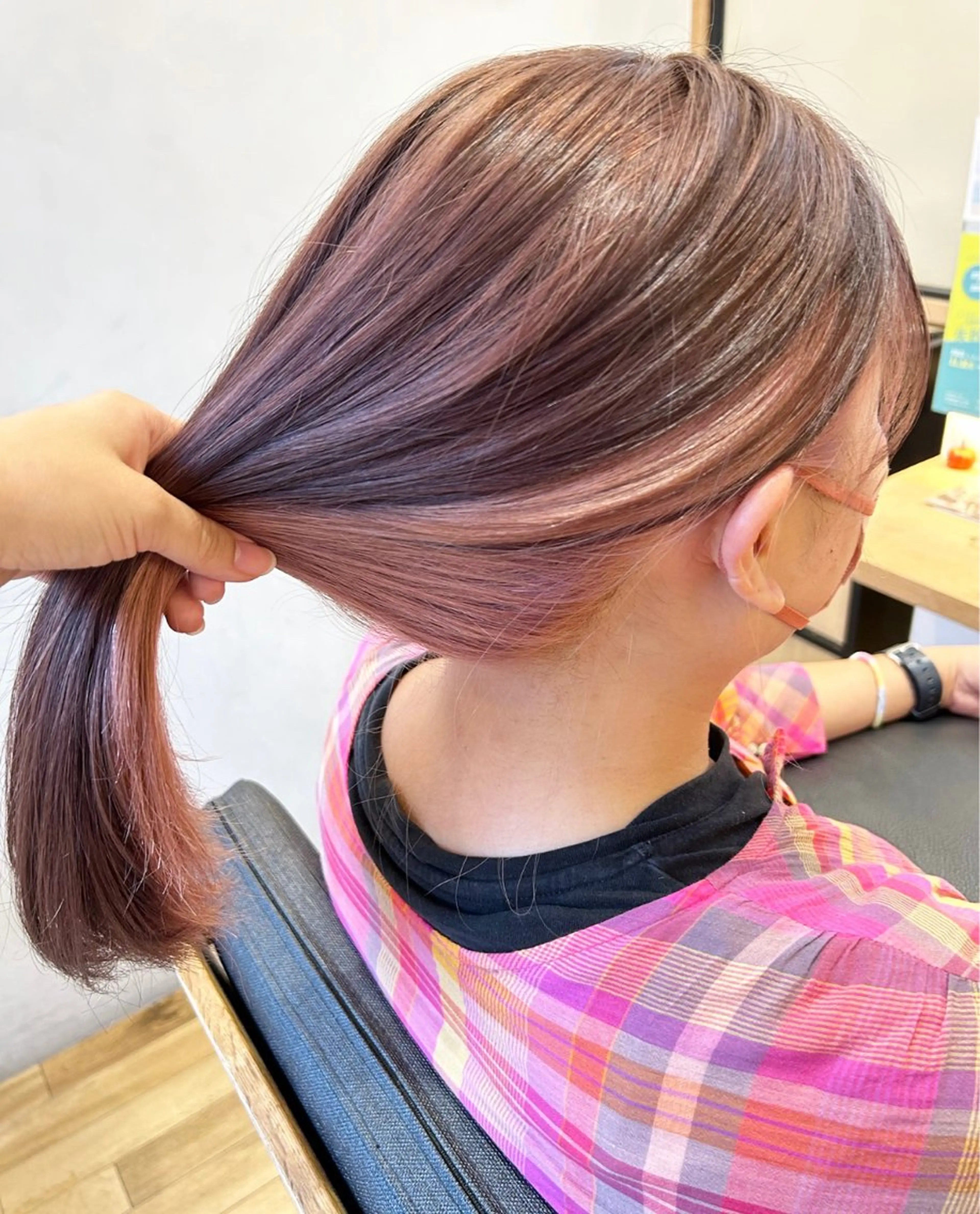 ロング ヘアカラー ゆうき あすかのヘアスタイル