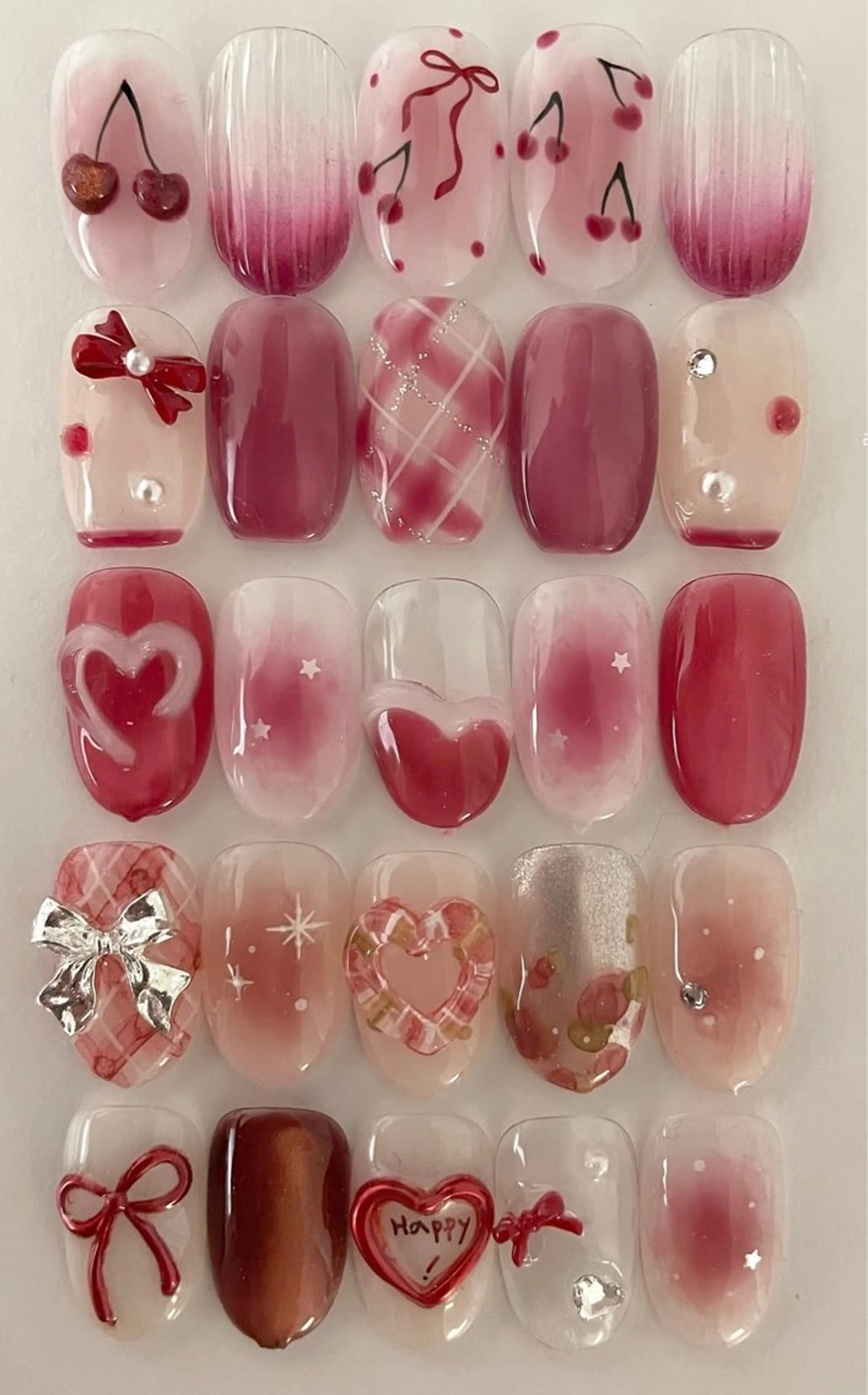 🌷10本ワンホンネイル💅『韓国🇰🇷』アート+つけ放題20%⤵️の写真