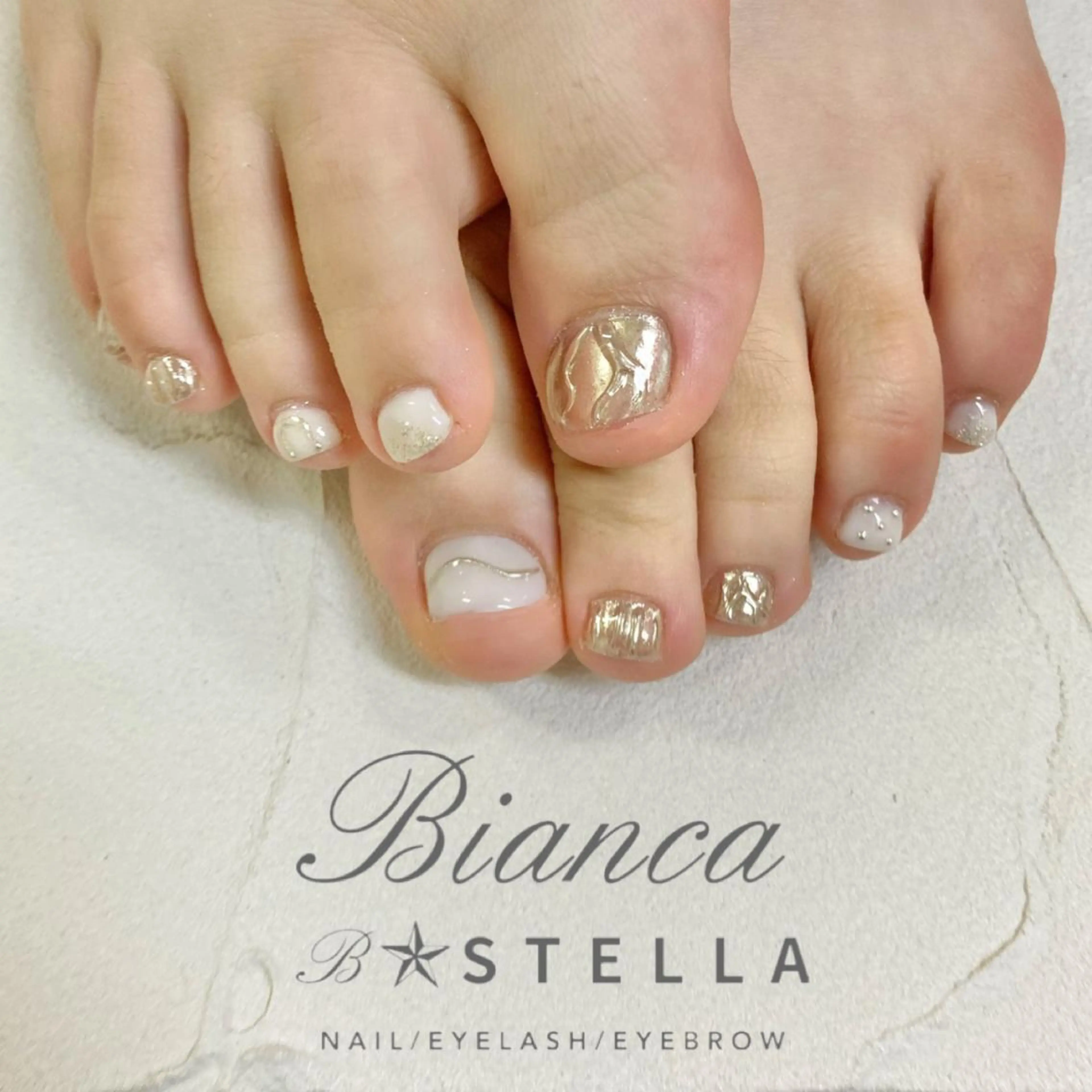 ネイル フットネイル Mojyam nail所属・松本 実咲のネイルデザイン