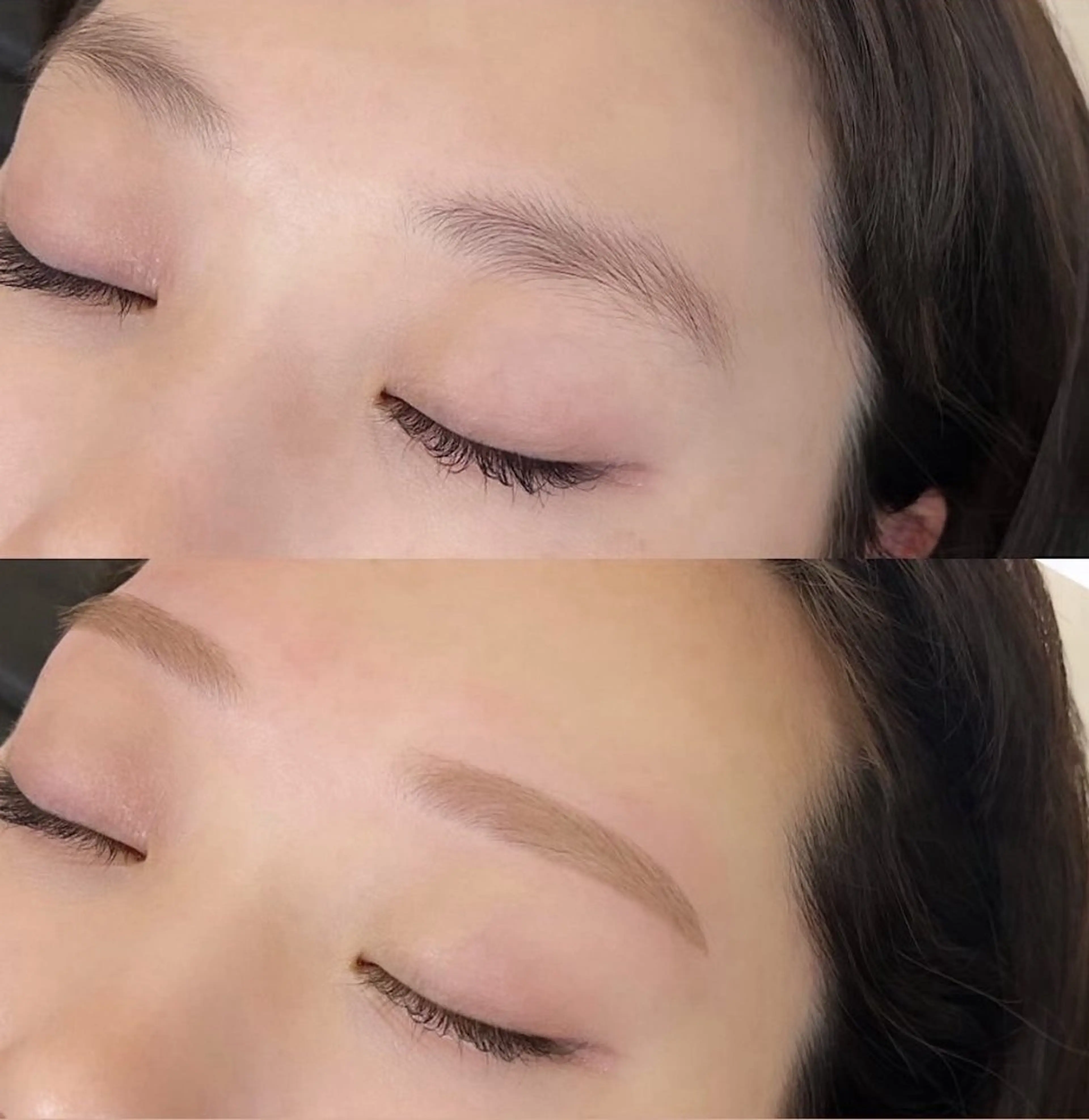 美眉WAX脱毛＆毛量調整(メイク仕上げ)の写真