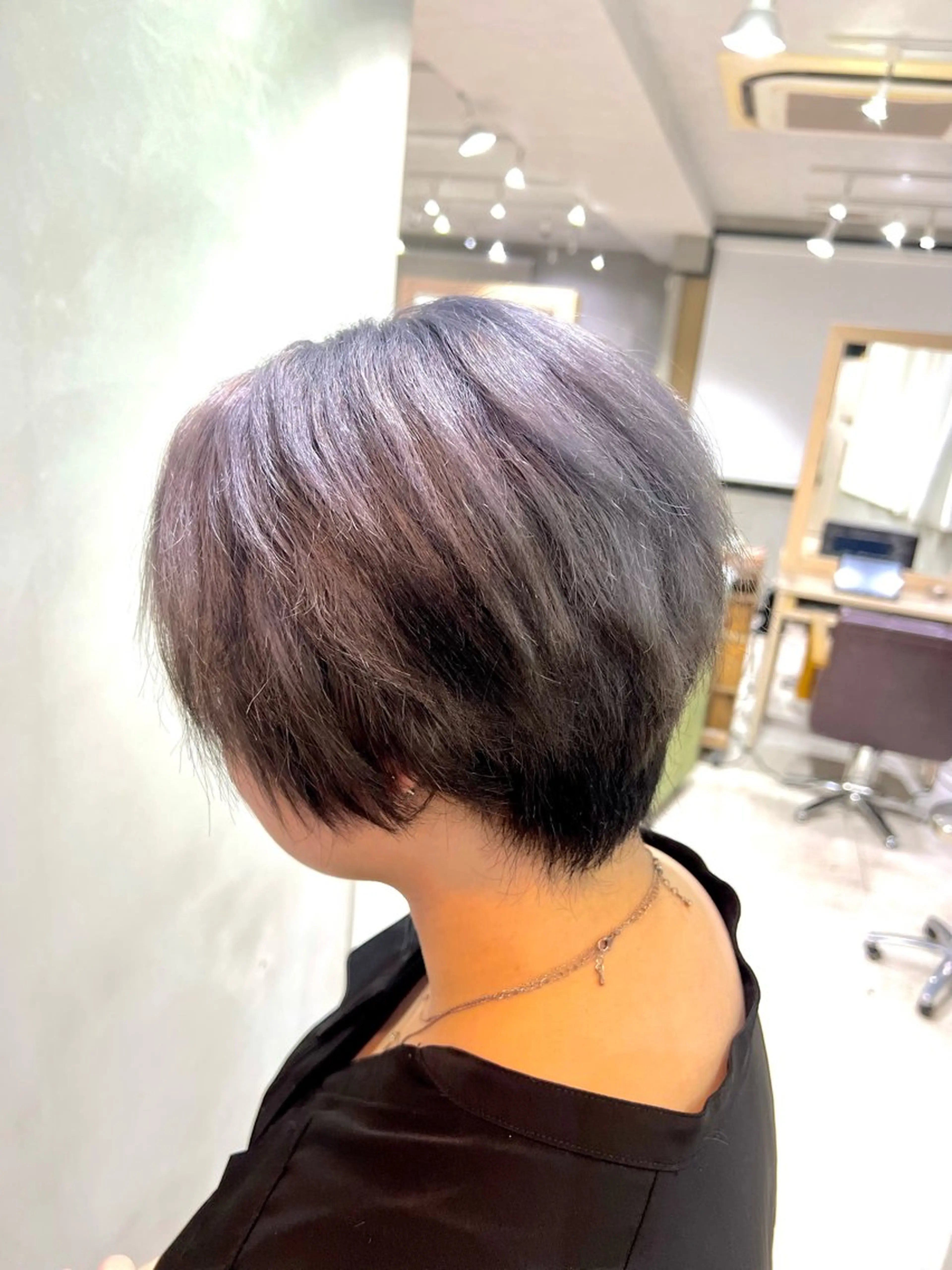 ショート カラー ラベンダーカラー シルバー XeRo所属・カットモデル募集中/ 渋谷/メンズ/アリジのヘアスタイル