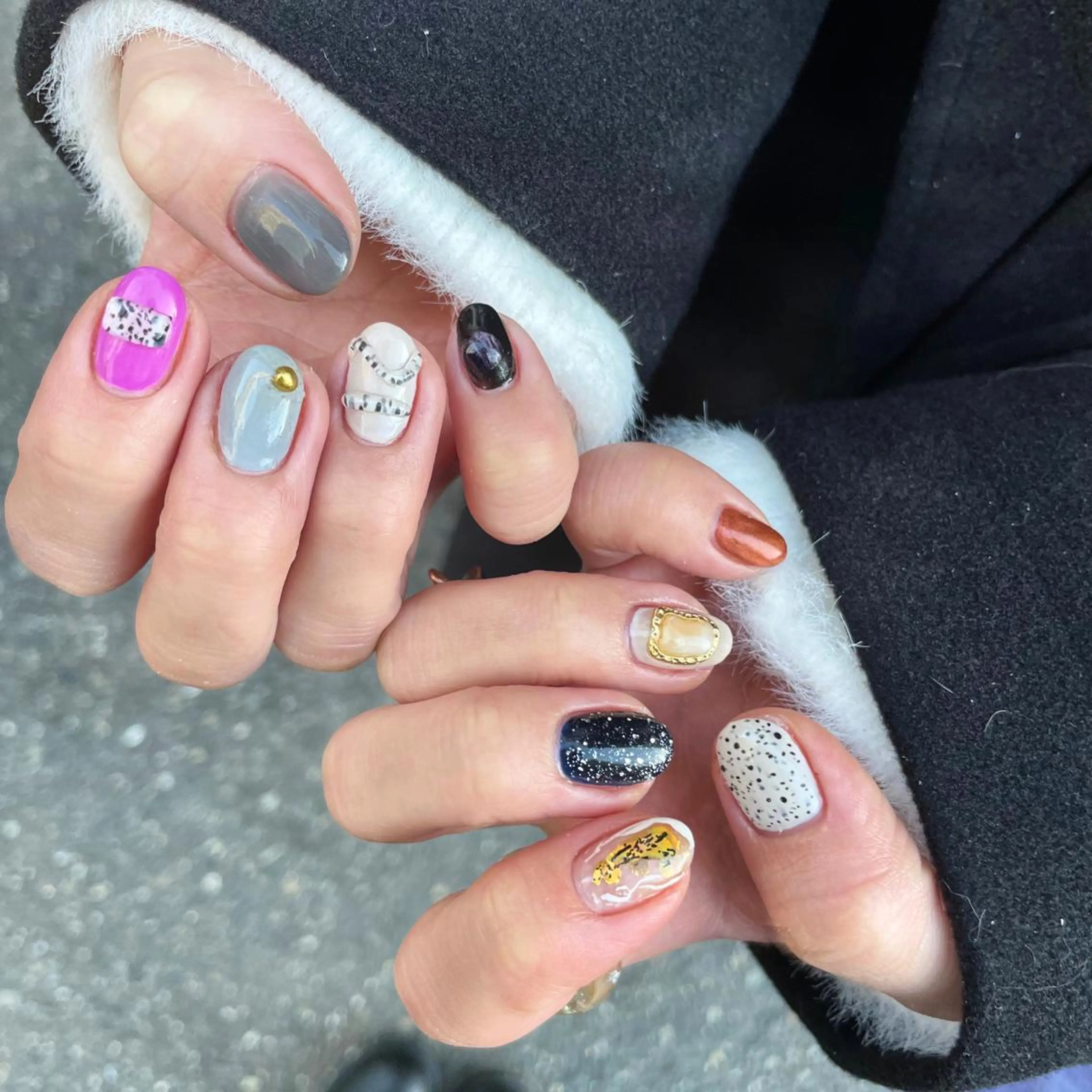 ネイル ニュアンスネイル ハンドネイル 【カメレオン】 上村 祥子のヘアスタイル