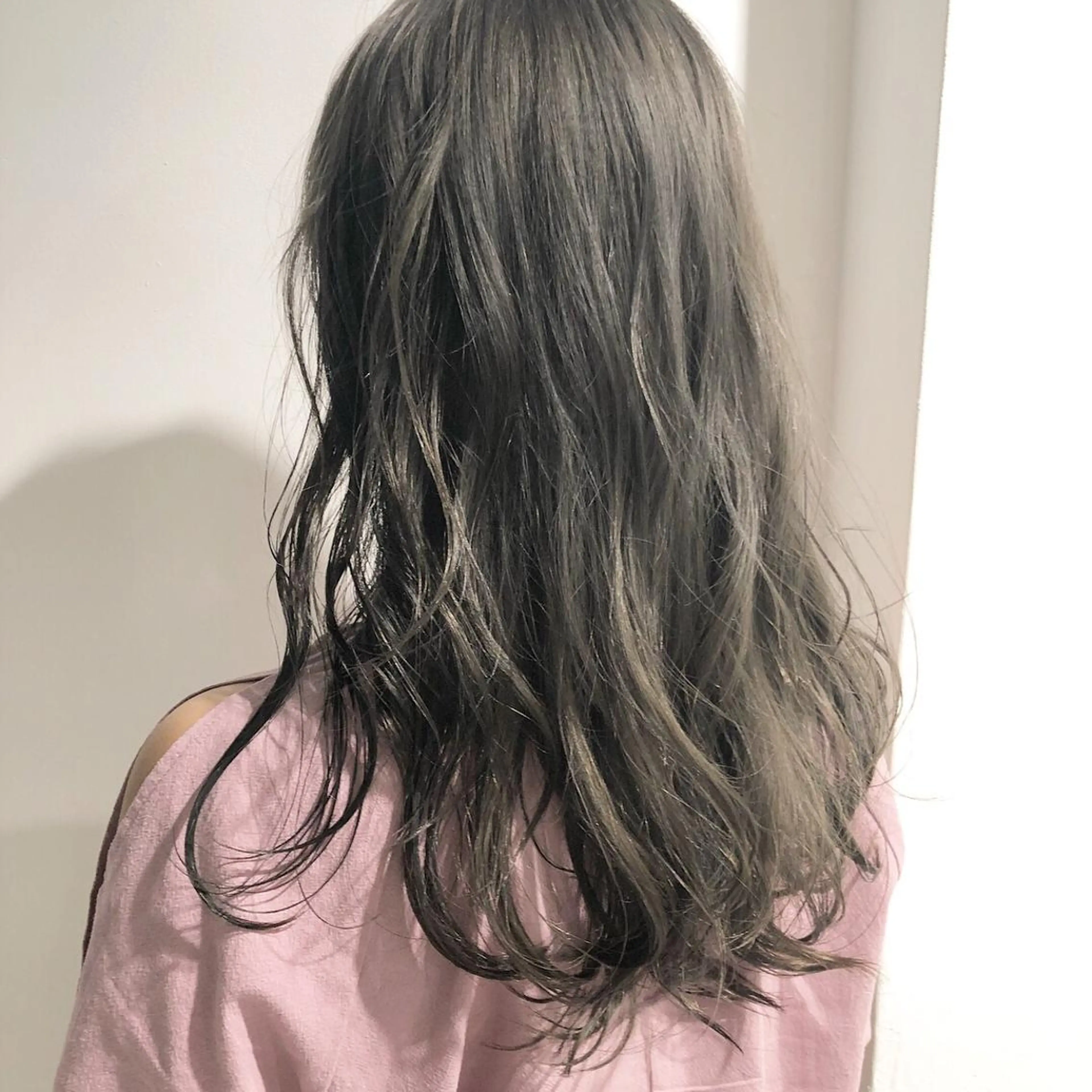 セミロング カラー 透明感カラー グレージュ ヘアカラー トリートメント ヘアセット ❤️sai❤️ official❤️のヘアスタイル