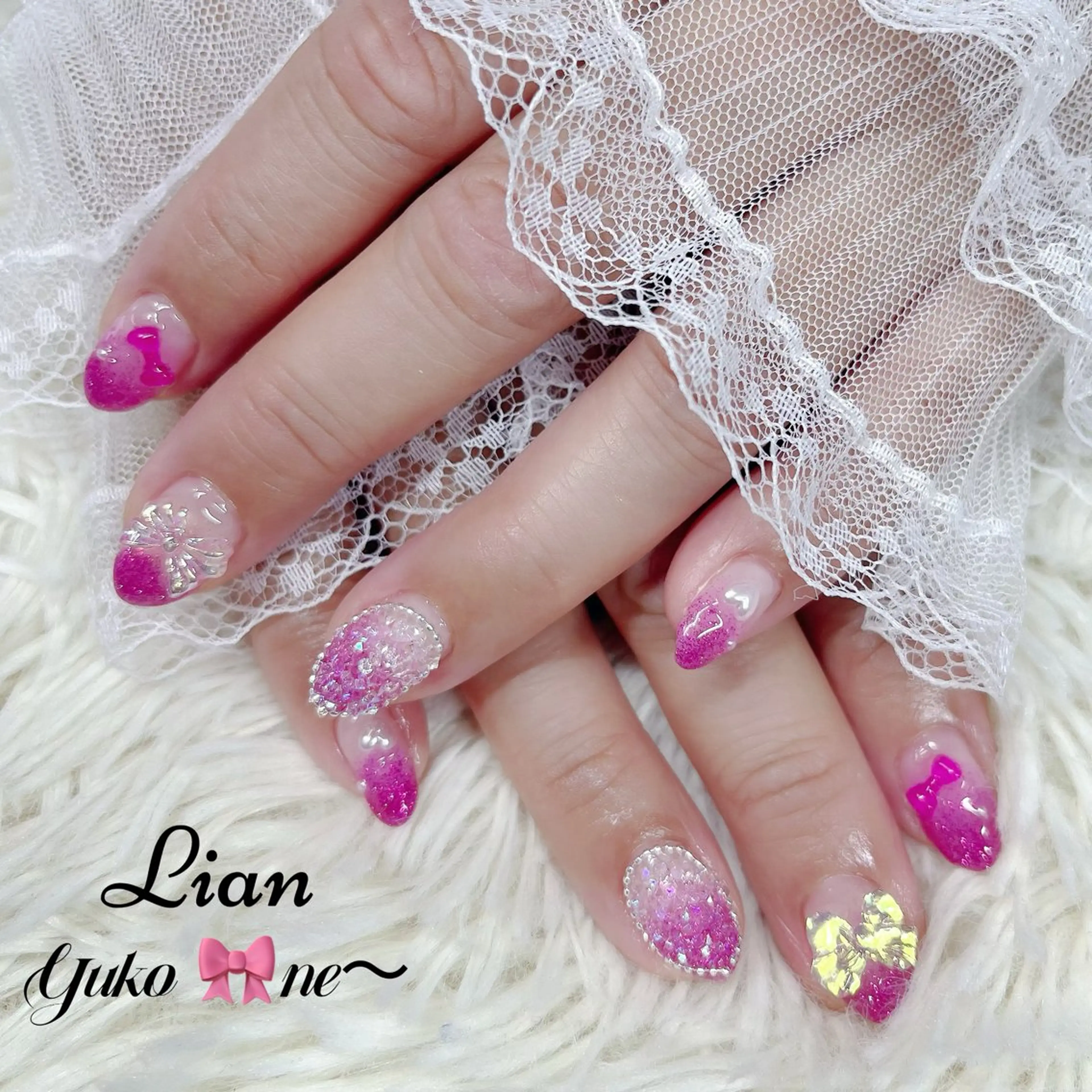 ネイル ハンドネイル ネイルサロン　Lian所属・Lian Yulilianのネイルデザイン