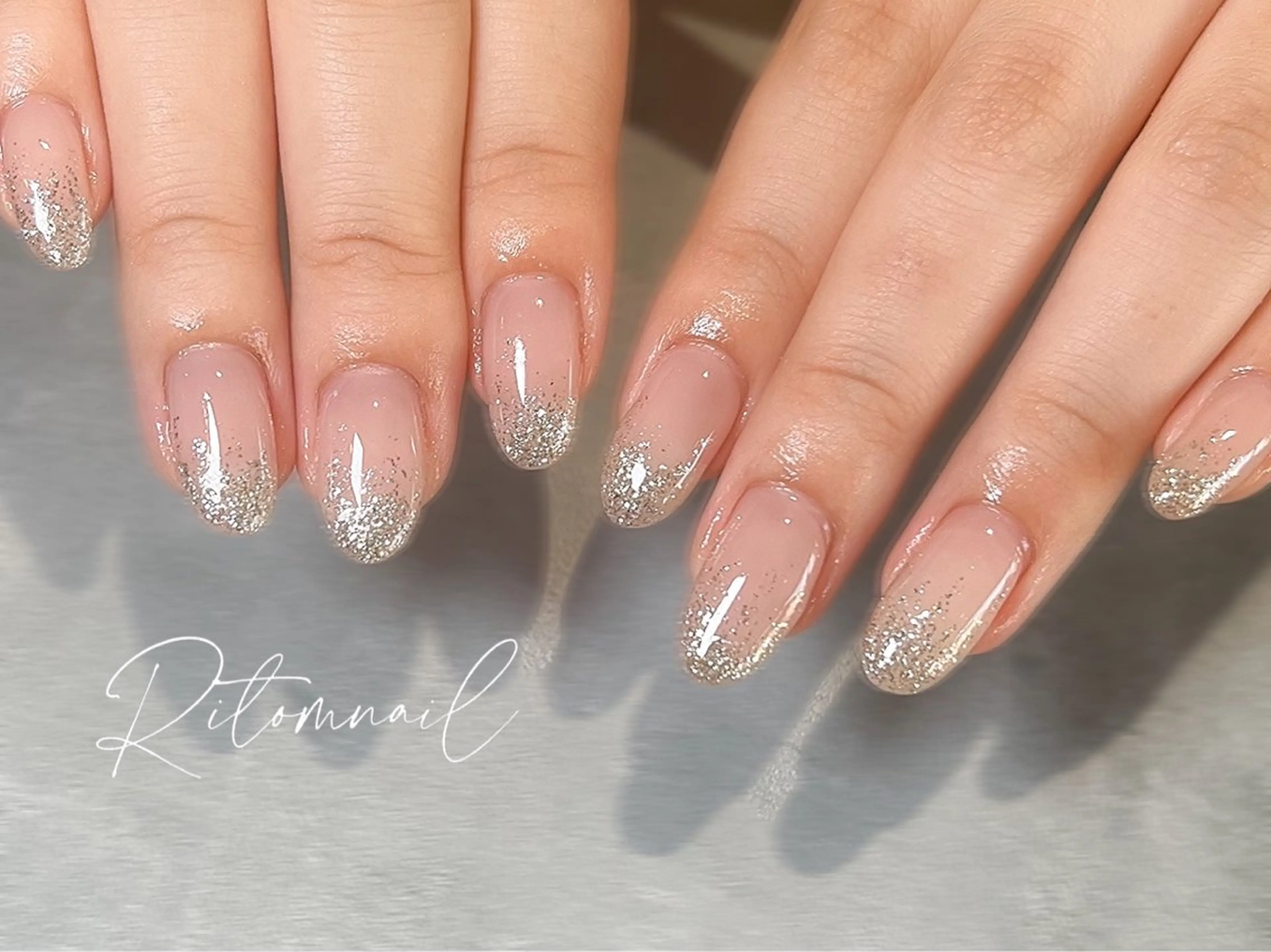 ネイル オフィスネイル シンプルネイル ハンドネイル ritom.nail所属・nailist shioriのネイルデザイン