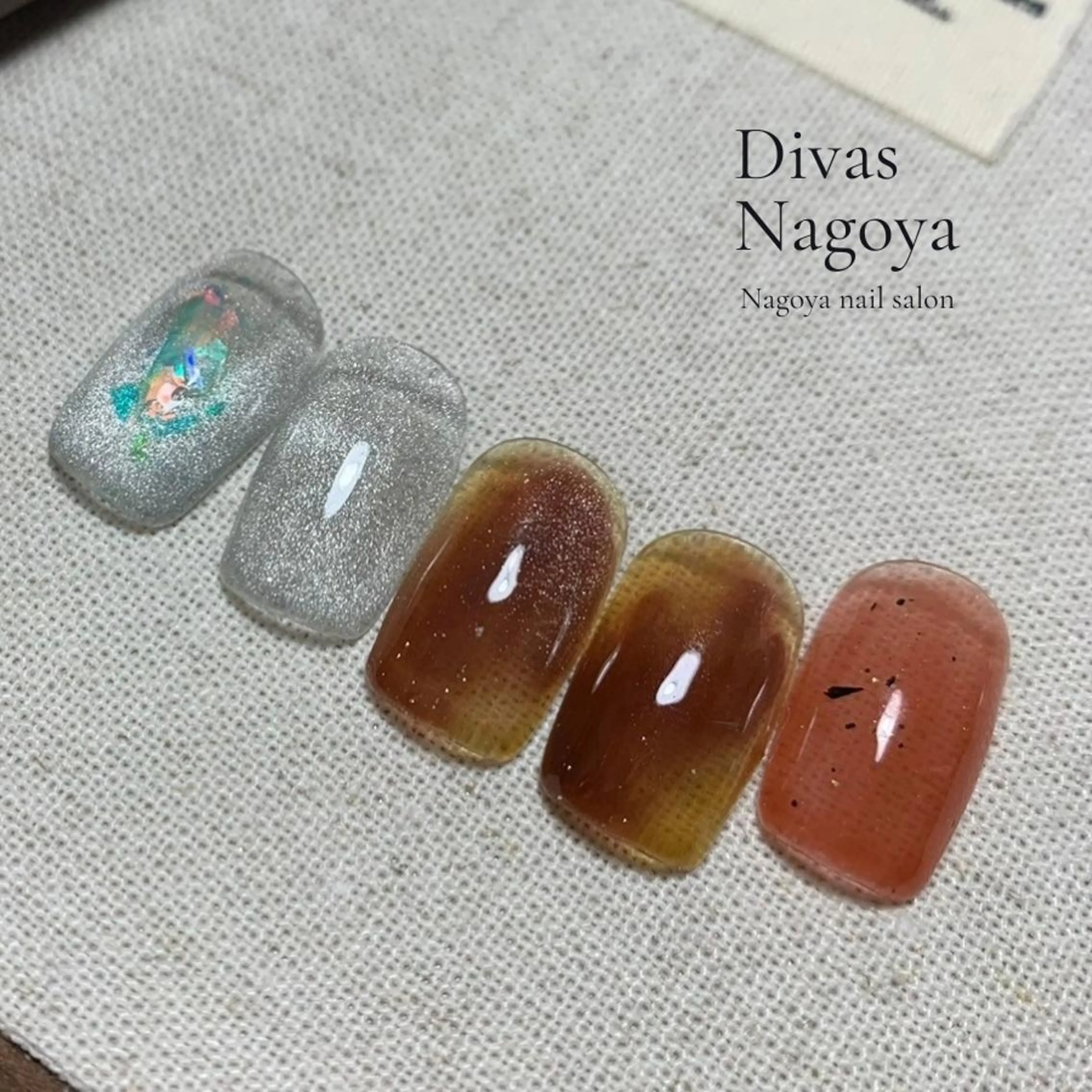 ネイル アートネイル 長さ出し ジェルネイル 韓国ネイル マグネットネイル 🎀Sakae D.d nail🎀のネイルデザイン
