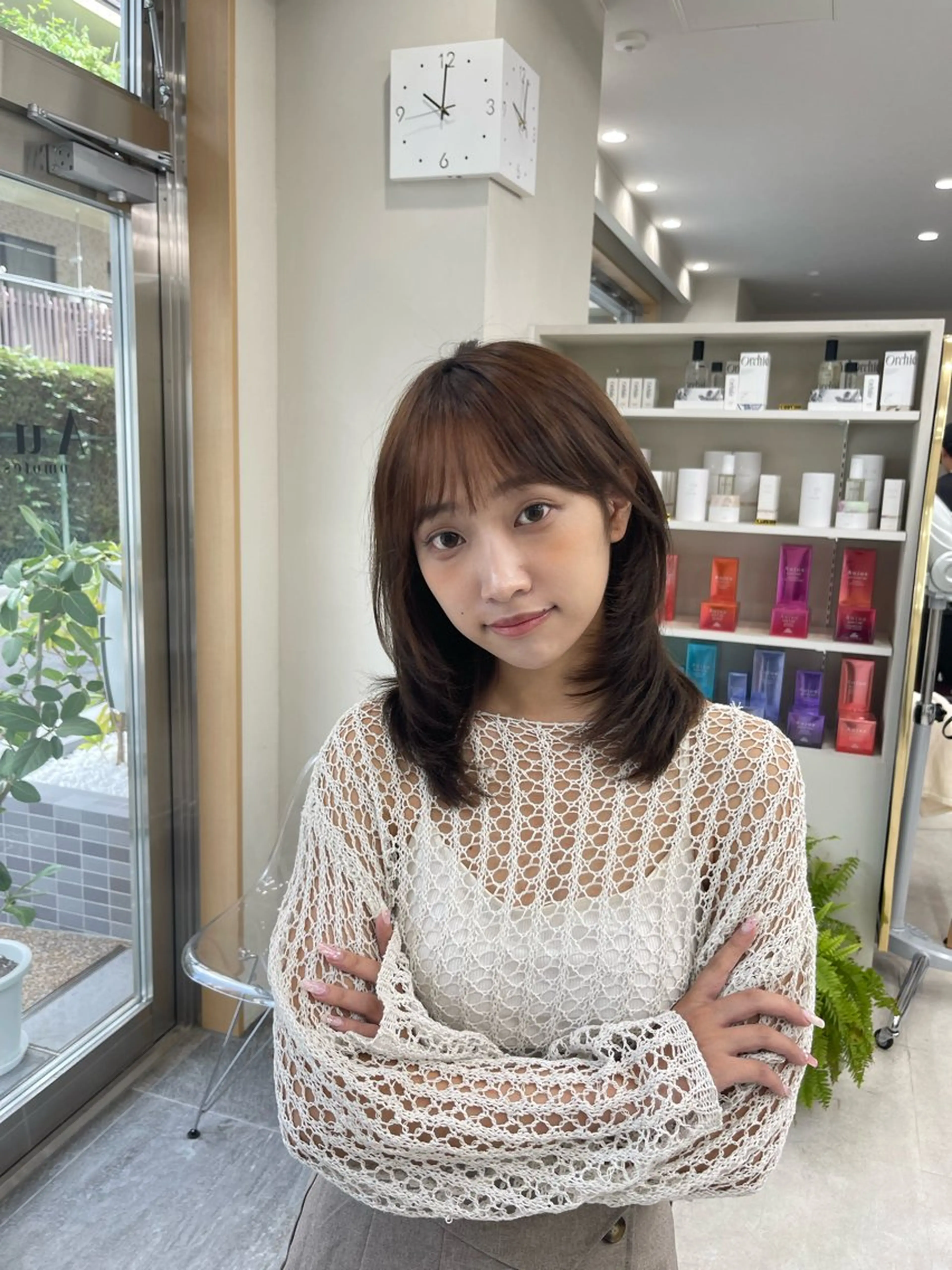 ミディアム 透明感カラー🎨 磯部拓磨のヘアスタイル