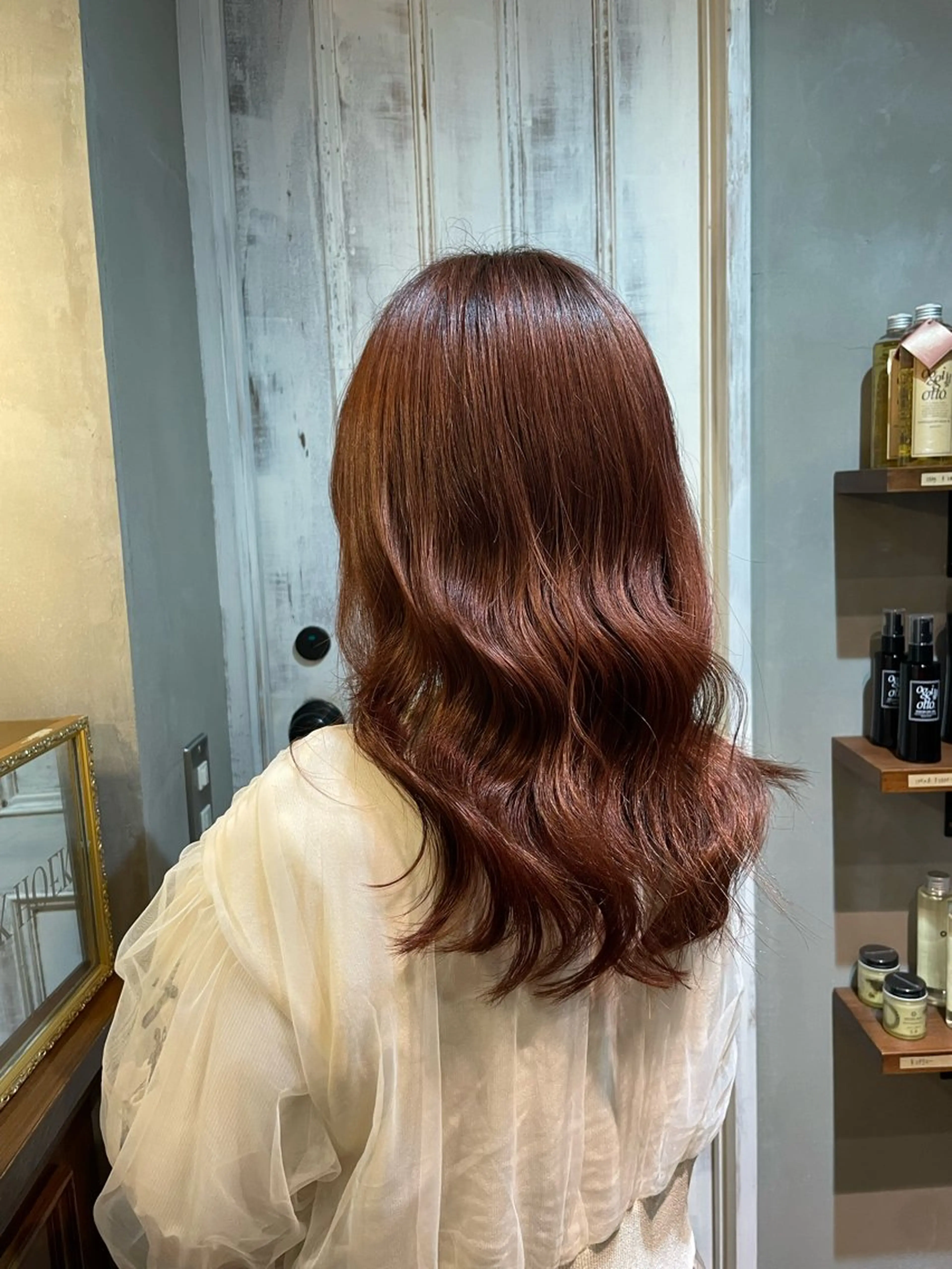 ロング ヘアアレンジ カット saya 🧸 カット/縮毛矯正のヘアスタイル