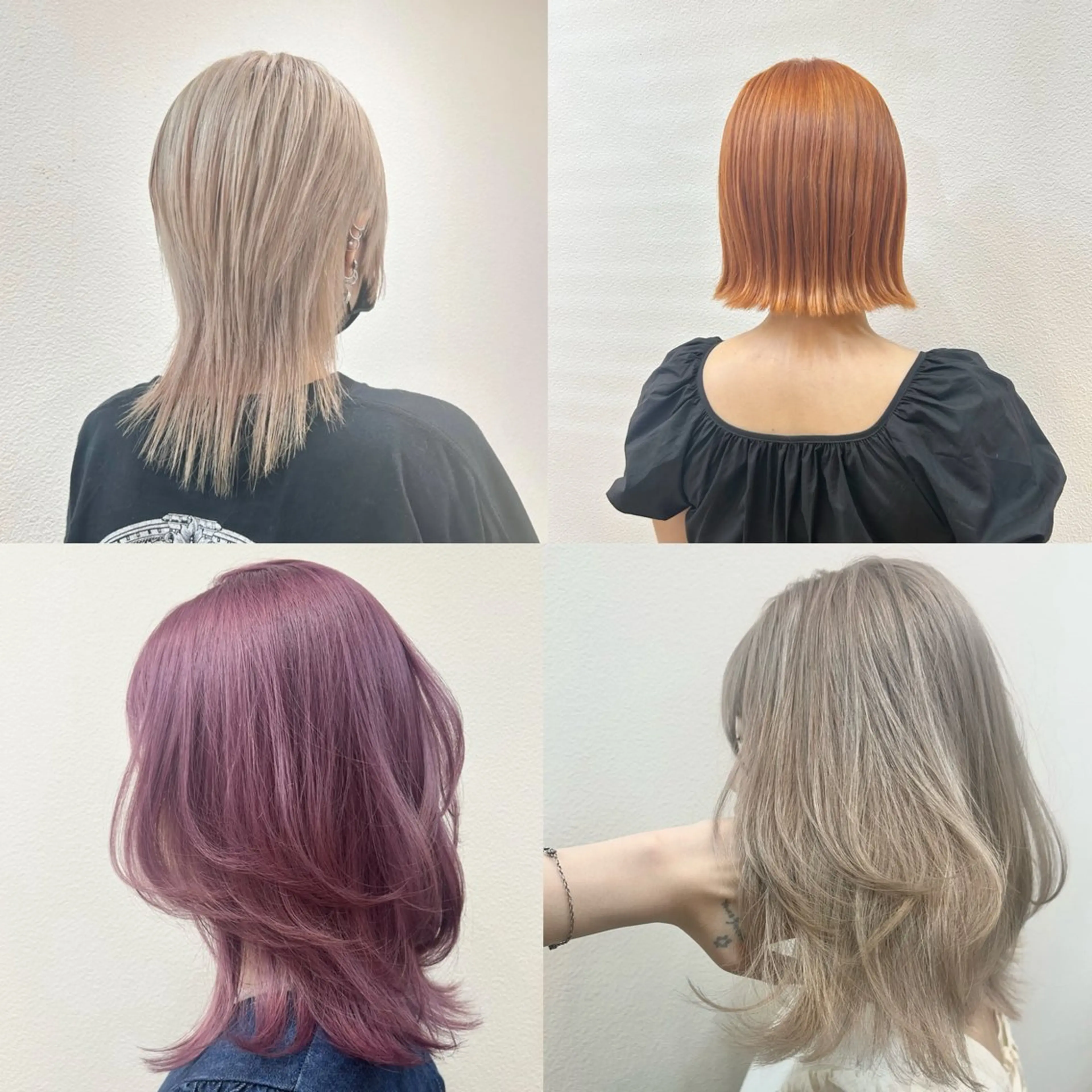 ミディアム カラー カット ヘアカラー トリートメント Maya🦋 ハイトーン特化のヘアスタイル