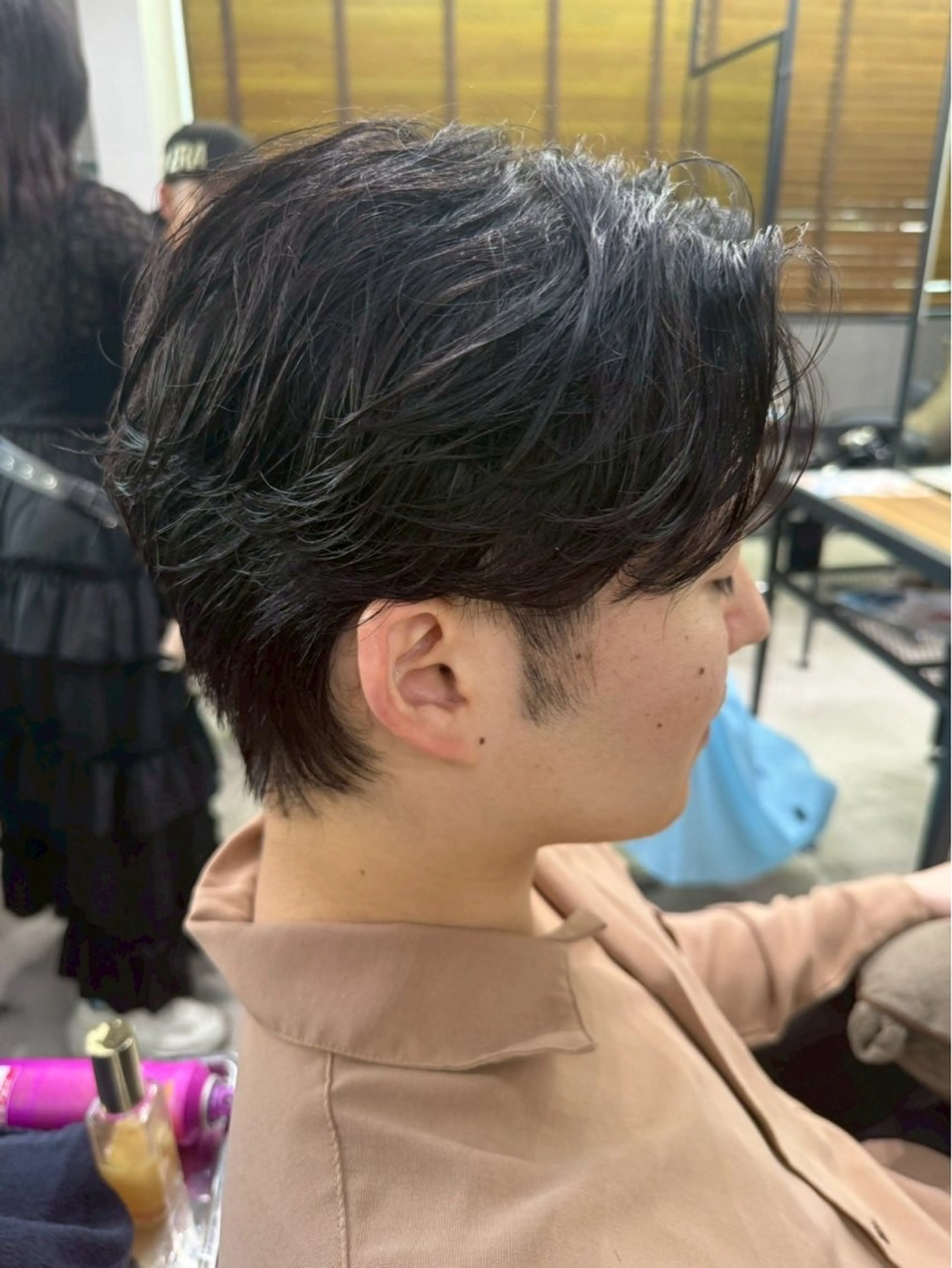 ショート パーマ メンズ レディースカット無料 🎀yuikaのマツエク・マツパデザイン