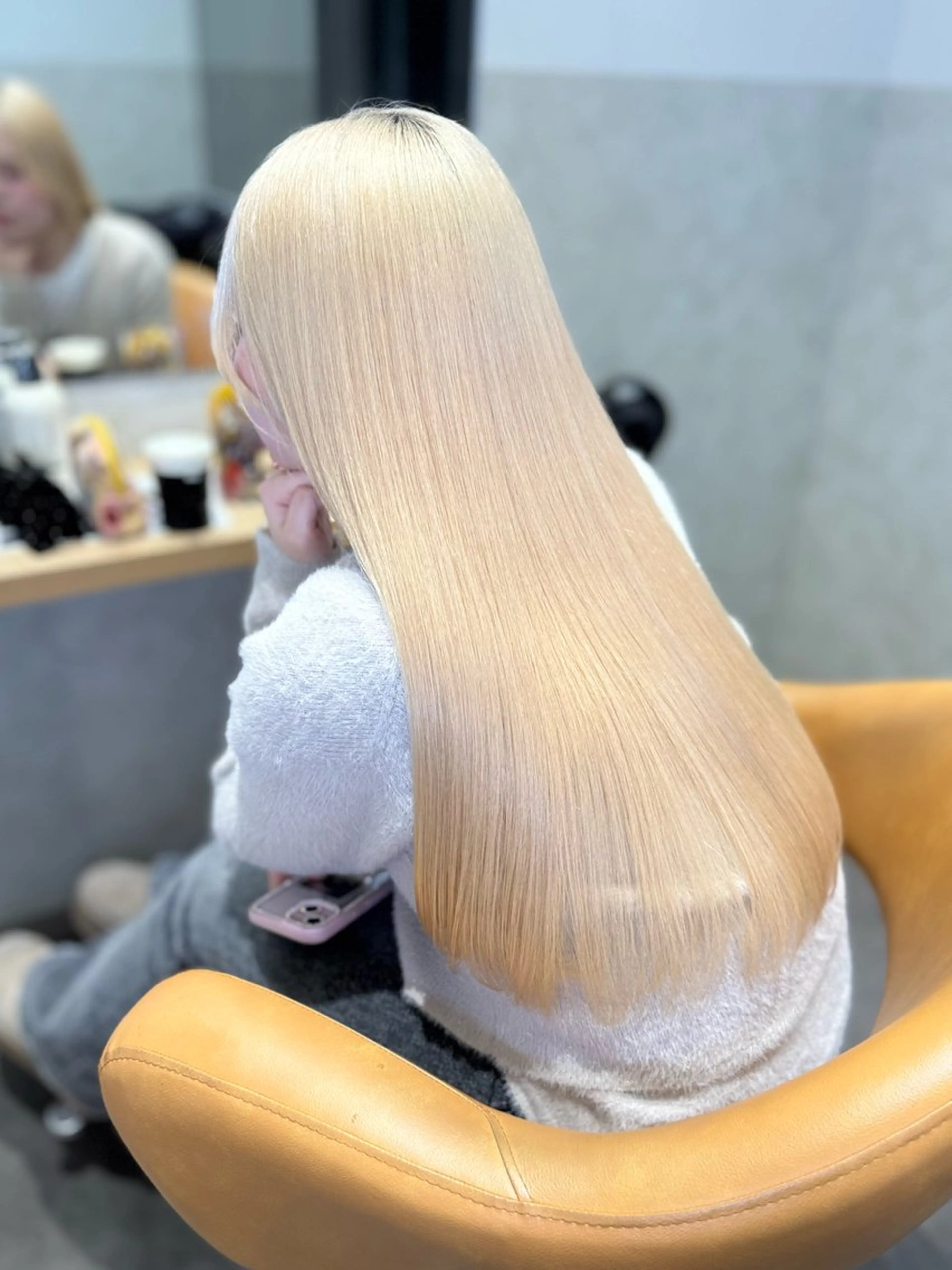 ロング ヘアカラー トリートメント SALOWIN札幌大通り所属・札幌ハイトーン/ ブリーチカラー/ドイのヘアスタイル