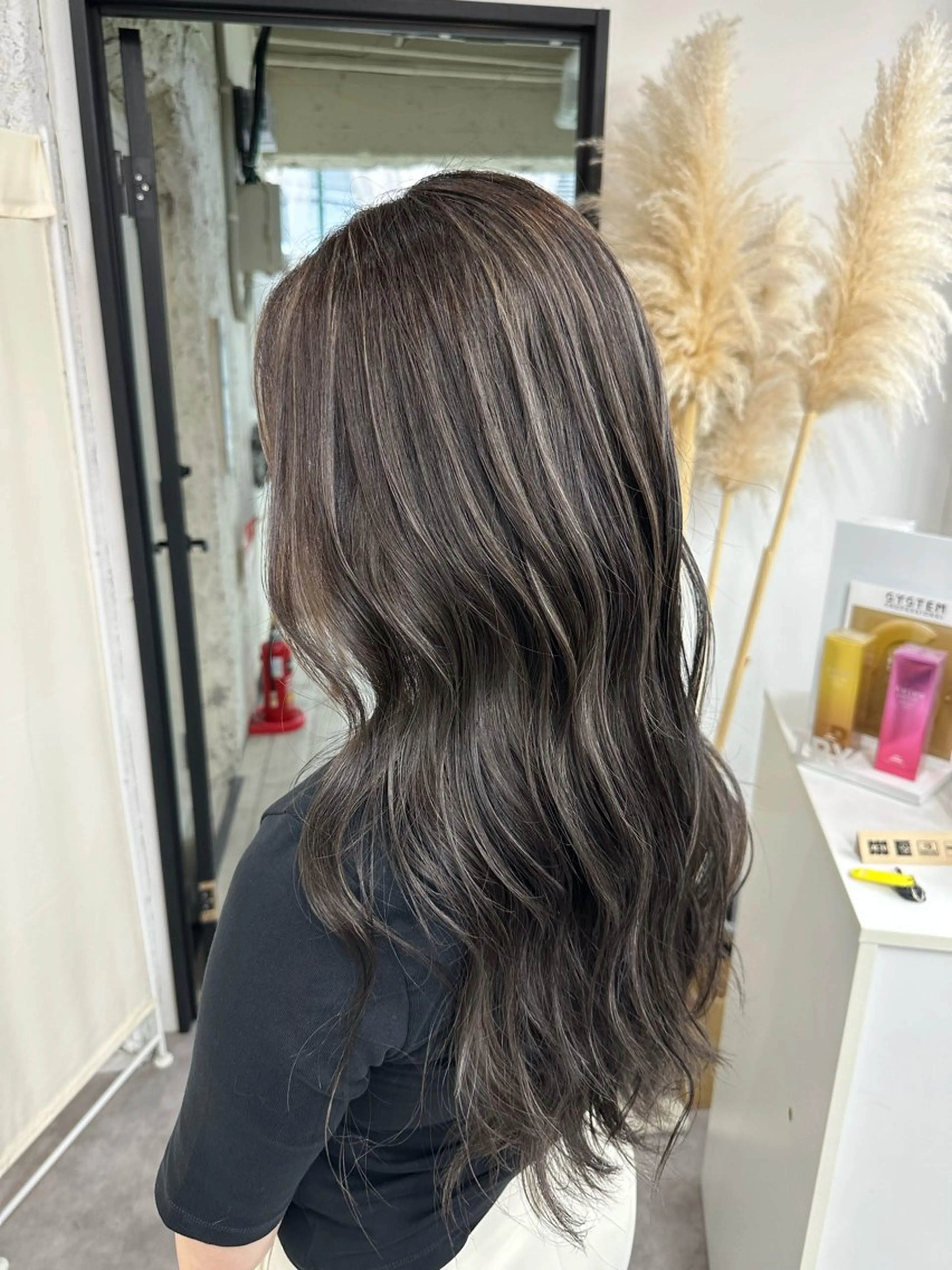 ロング カラー ヘアアレンジ カット ヘアカラー トリートメント 久米 治仁のヘアスタイル