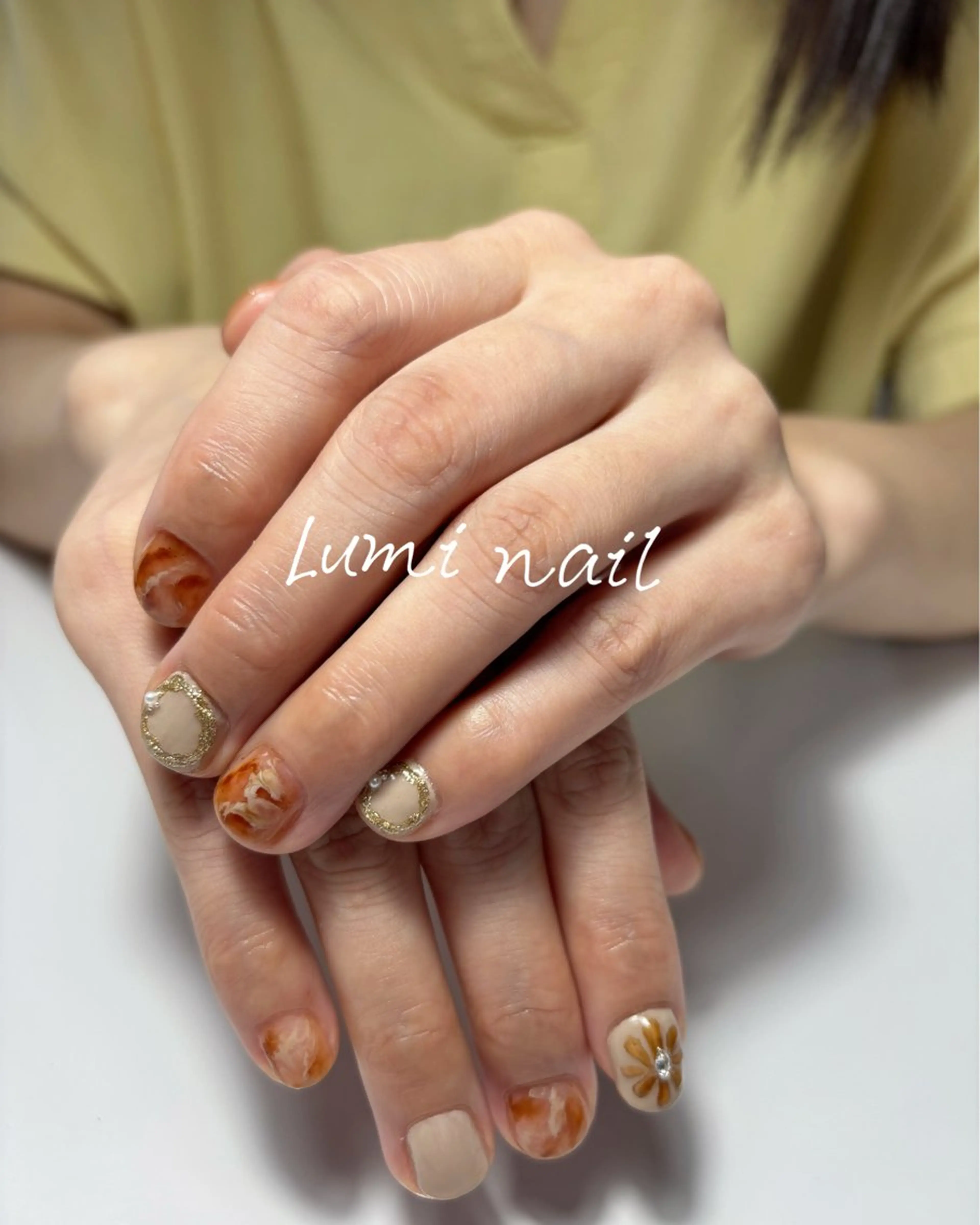 ネイル ニュアンスネイル Lumiネイルサロン所属・Luminail 新小岩のネイルデザイン