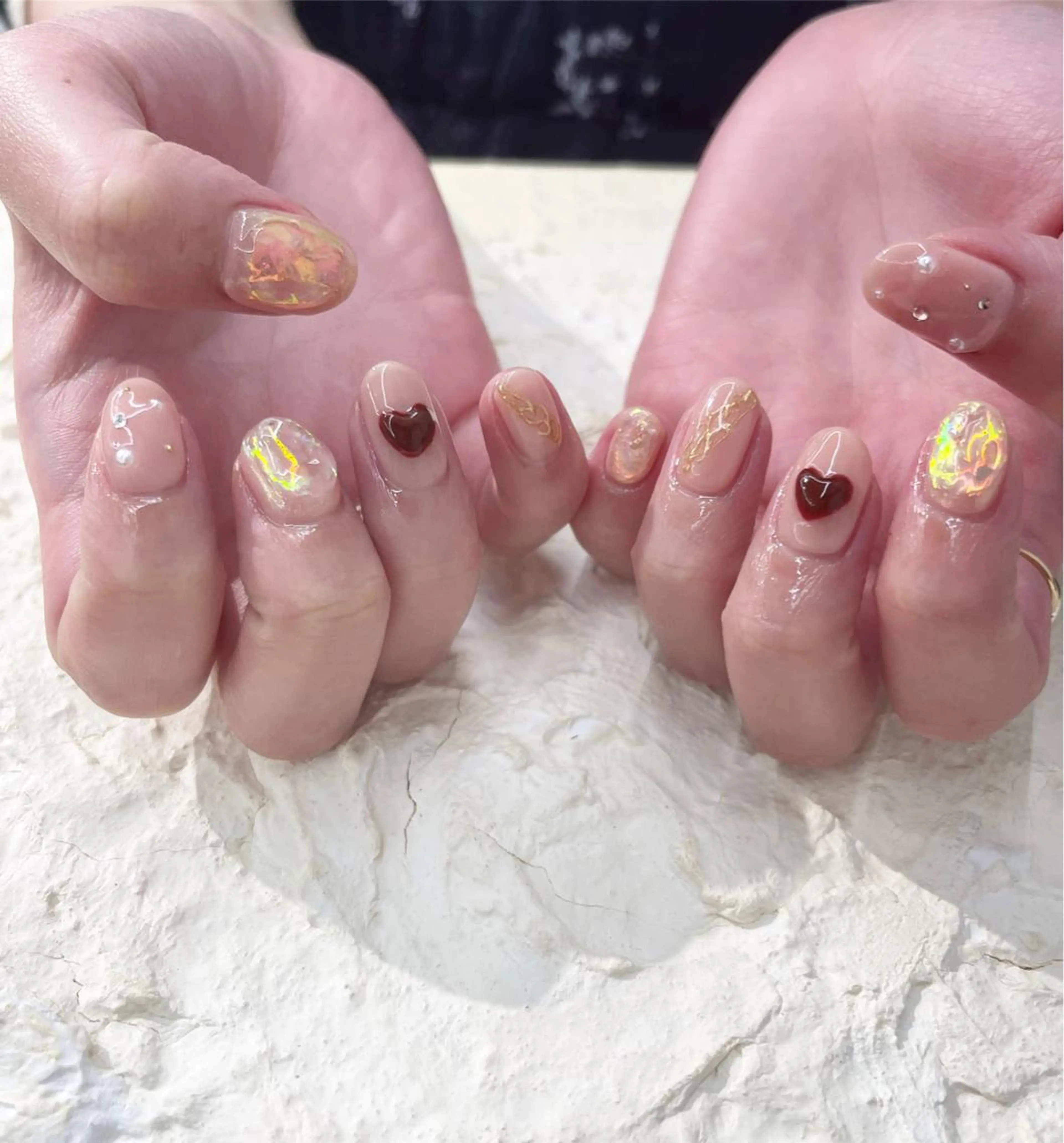 ネイル 冬ネイル クリスマス nail＊ runa🌻のネイルデザイン