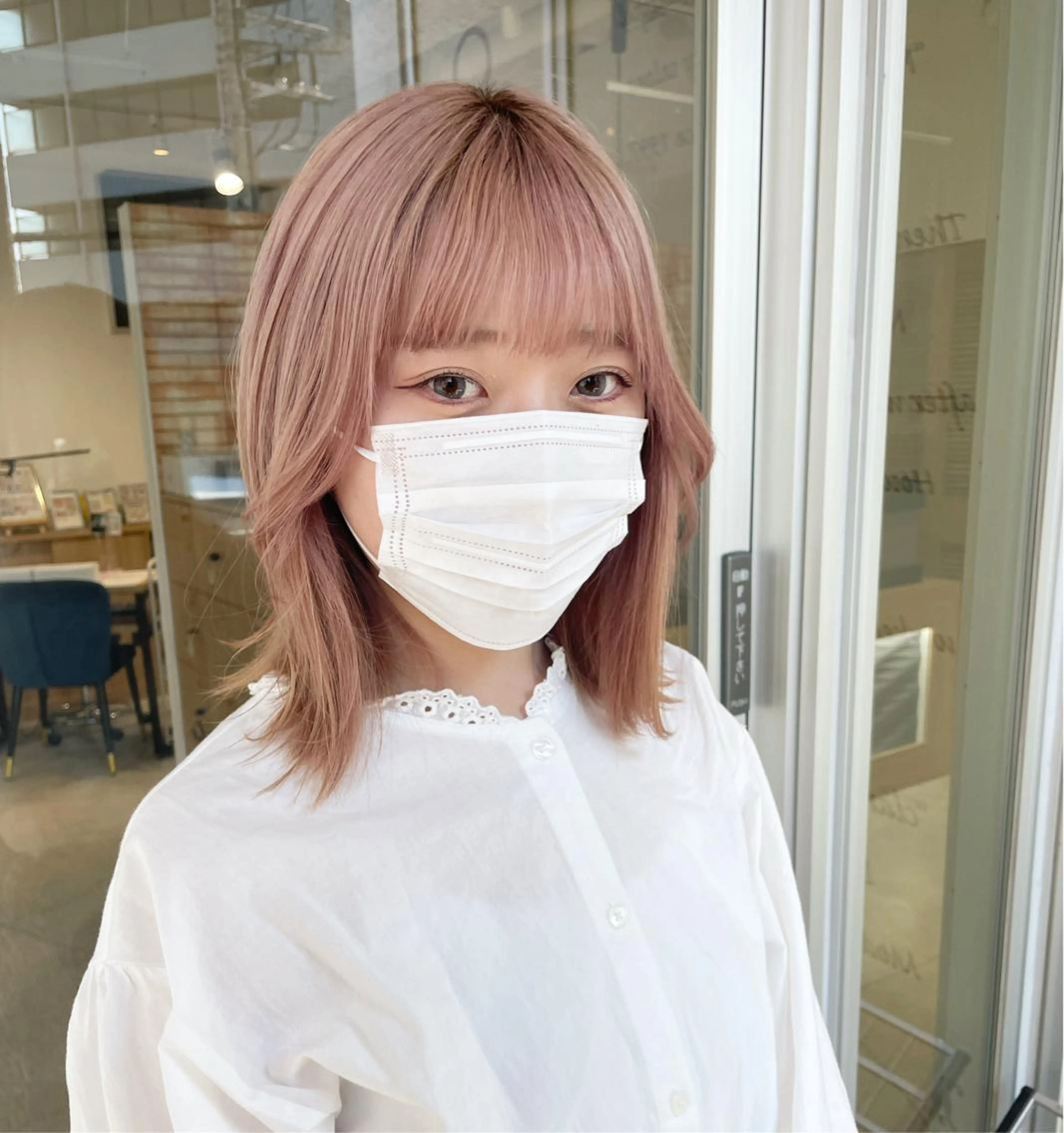 ミディアム 伊藤 愛里のヘアスタイル