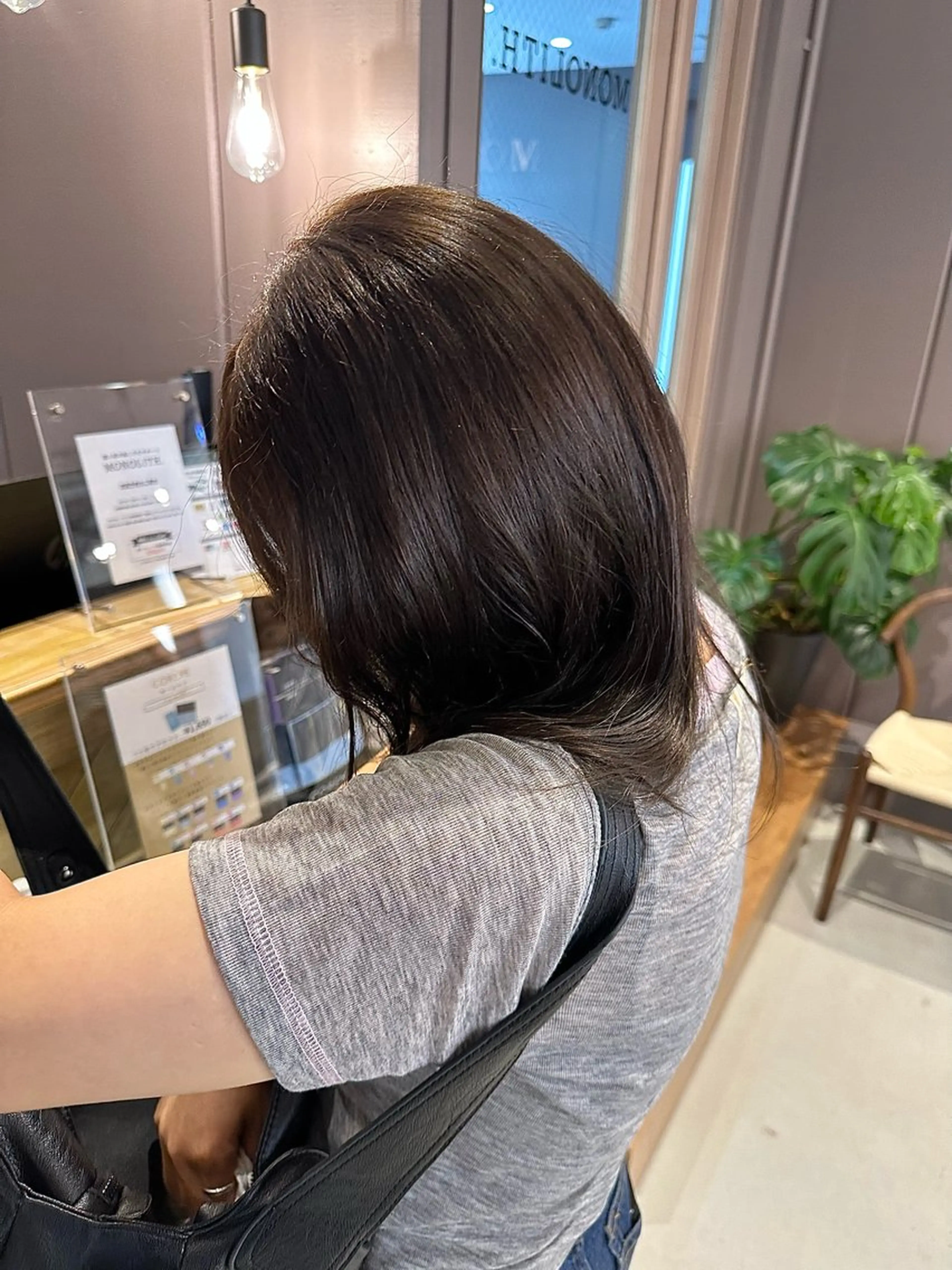 セミロング カラー グレージュ ヘアカラー 艶カラー/ Misakoのヘアスタイル