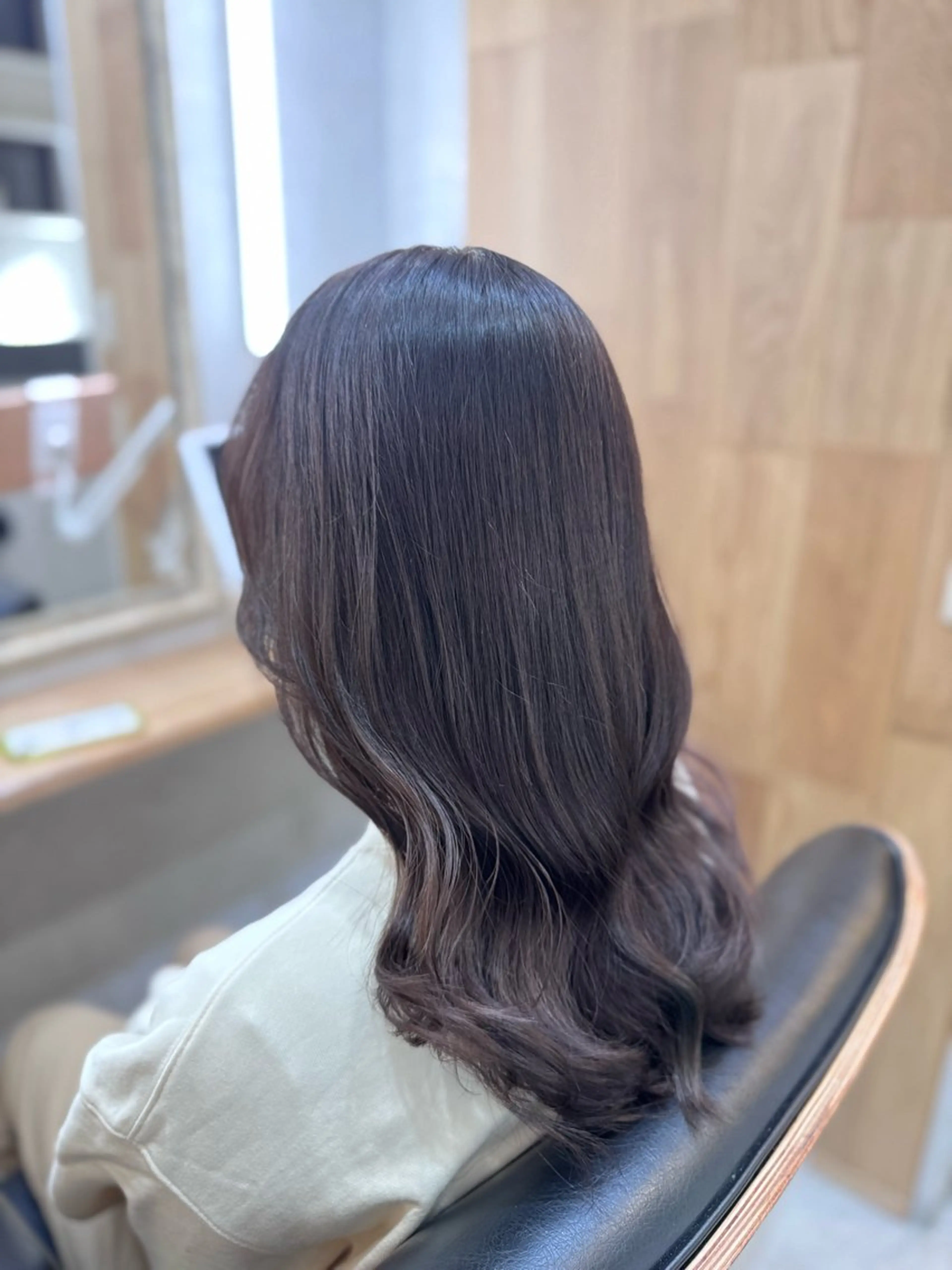 ロング カラー アディクシーカラー アクアカラー バレイヤージュ ハイライトカラー イルミナカラー 多賀 順平のヘアスタイル
