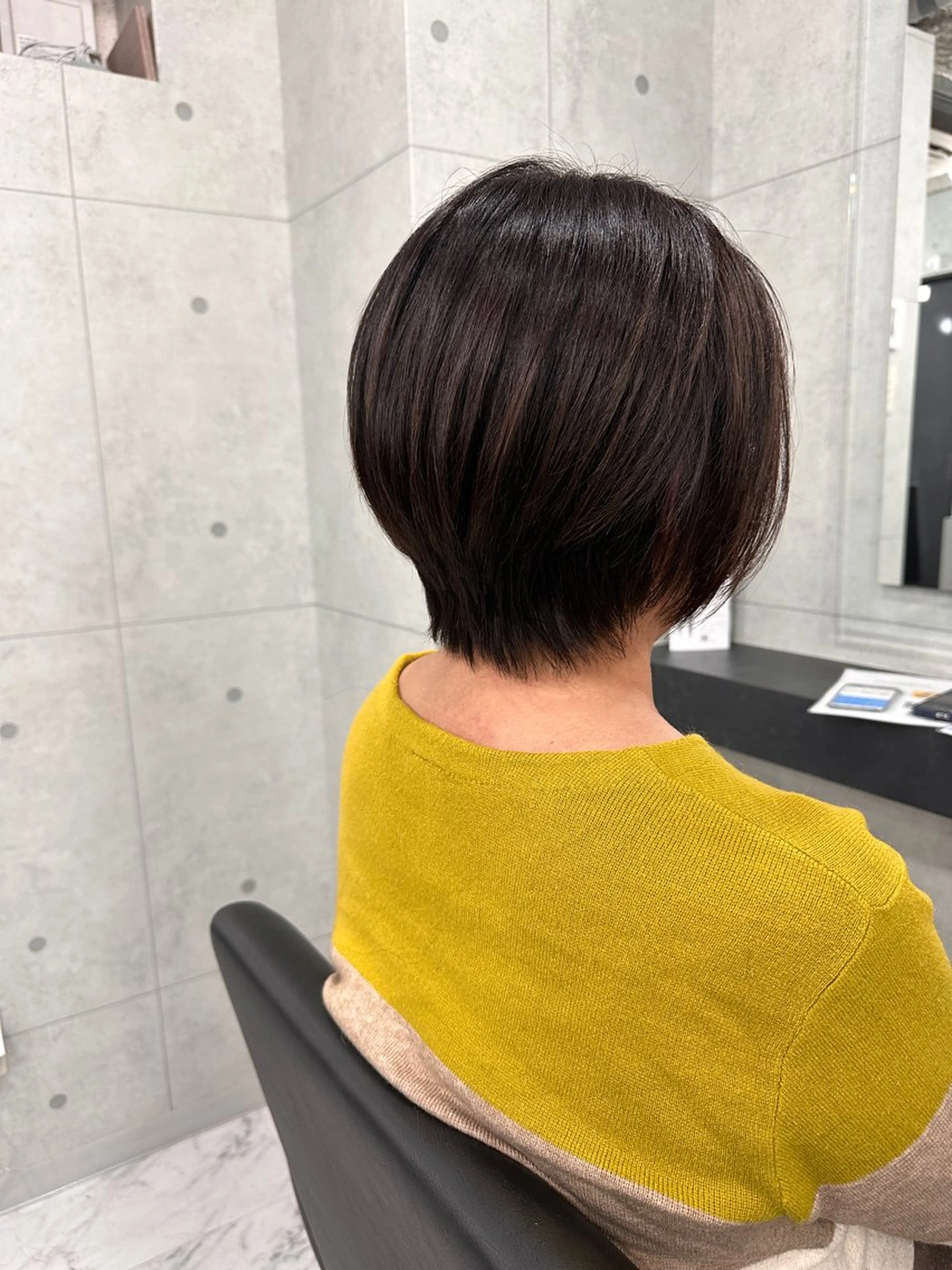 ミディアム カット ヘアカラー Endearing 銀座/レイヤーカットのヘアスタイル