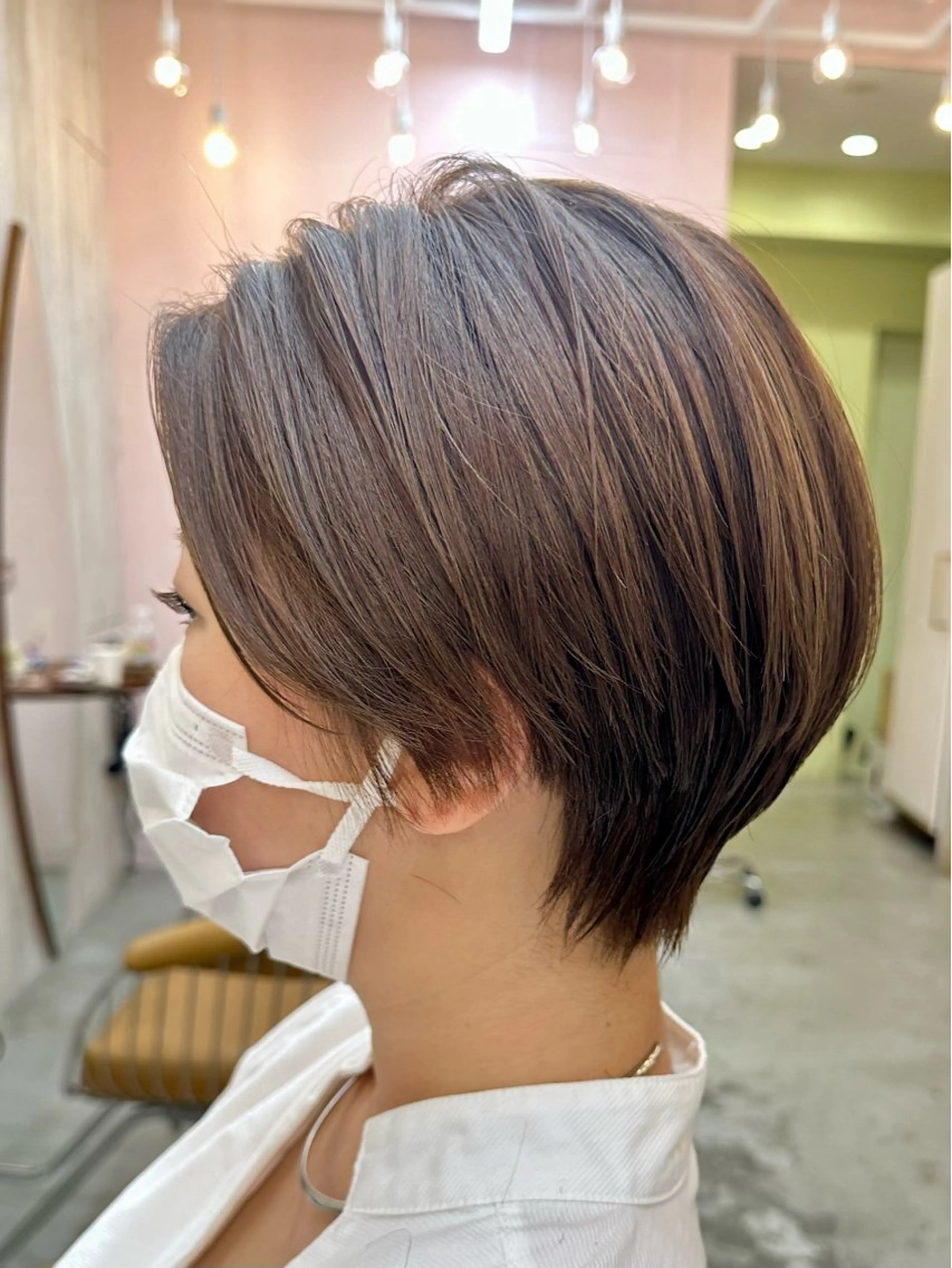ショート カラー ショートヘア 縮毛矯正💎似合わせ ショート‼️/ともきのヘアスタイル