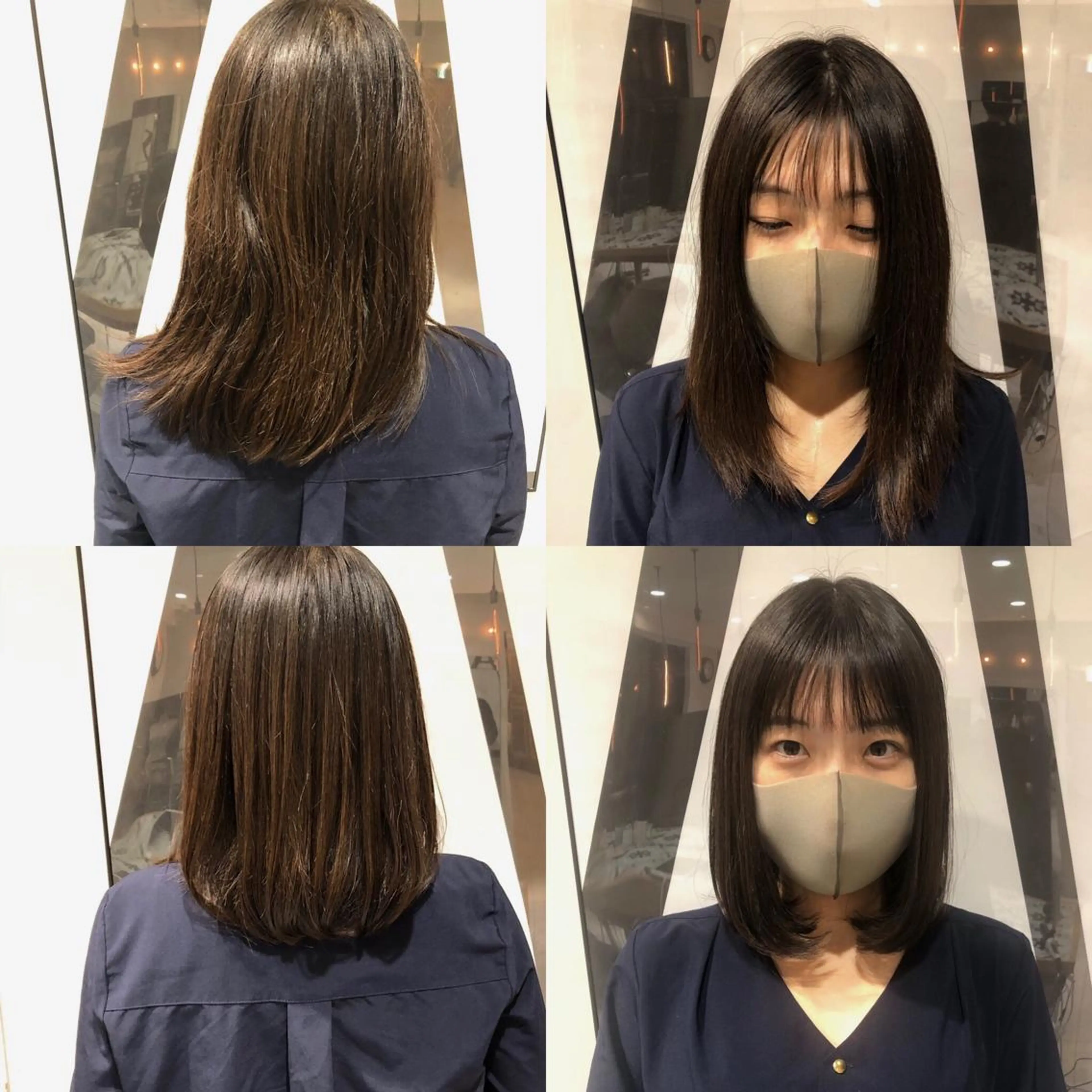 ミディアム カラー ミヤギ リュウキのヘアスタイル