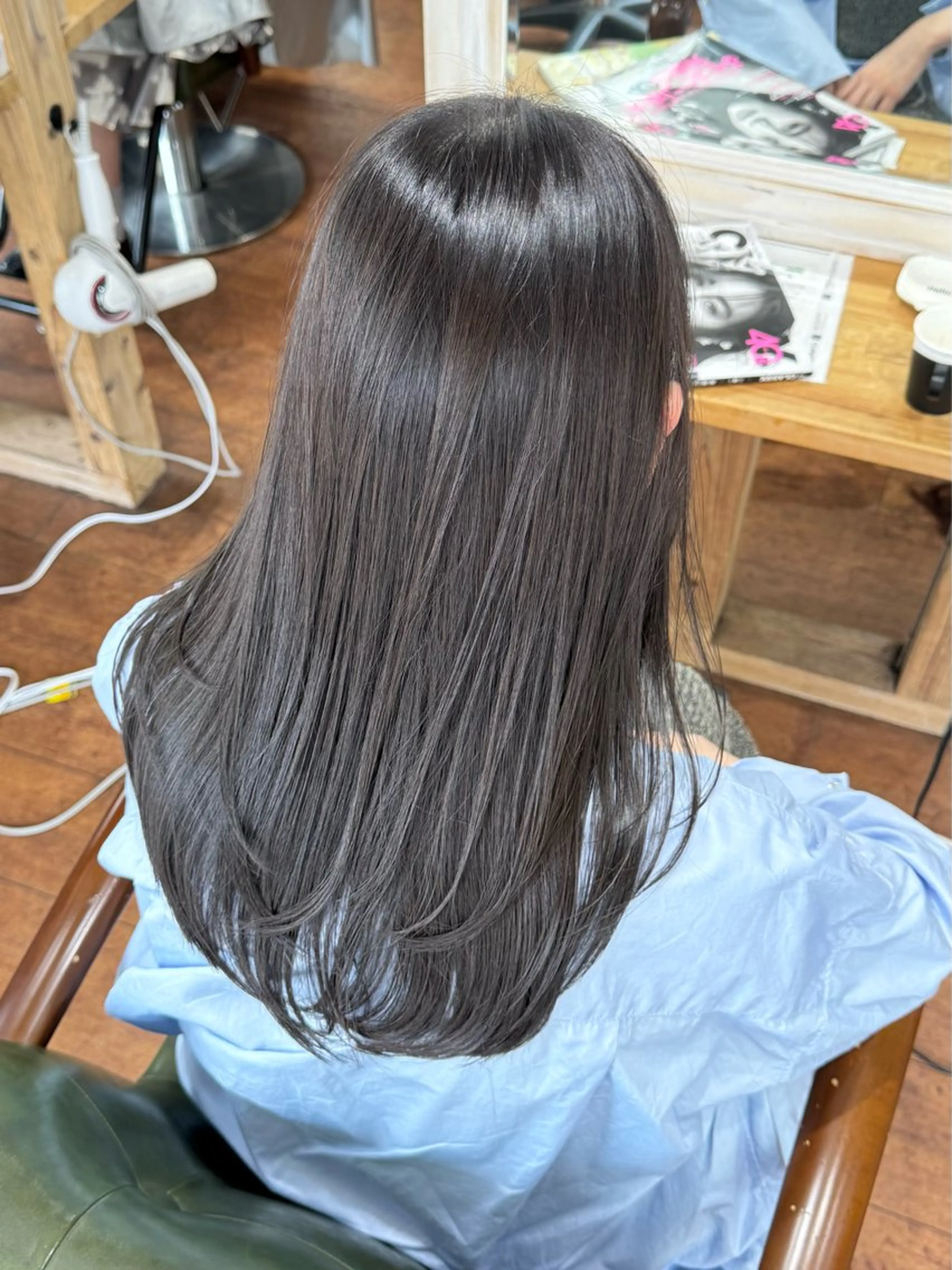 カット＋韓国風艶カラー＋GLOBALMILBONSTANDARD TREATMENTの写真