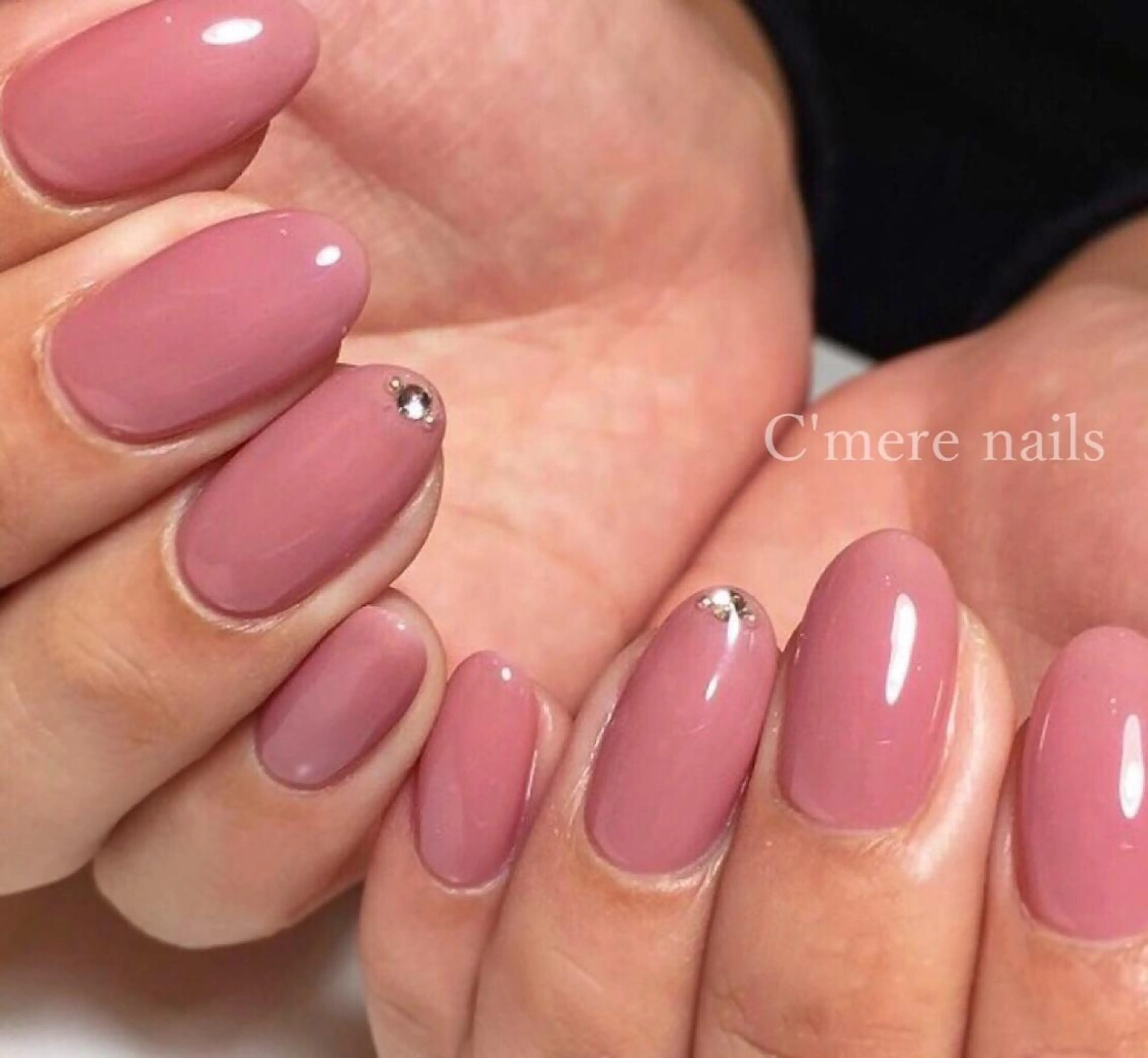 ネイル ワンカラーネイル シンプルネイル ハンドネイル C'mere nailsのネイルデザイン
