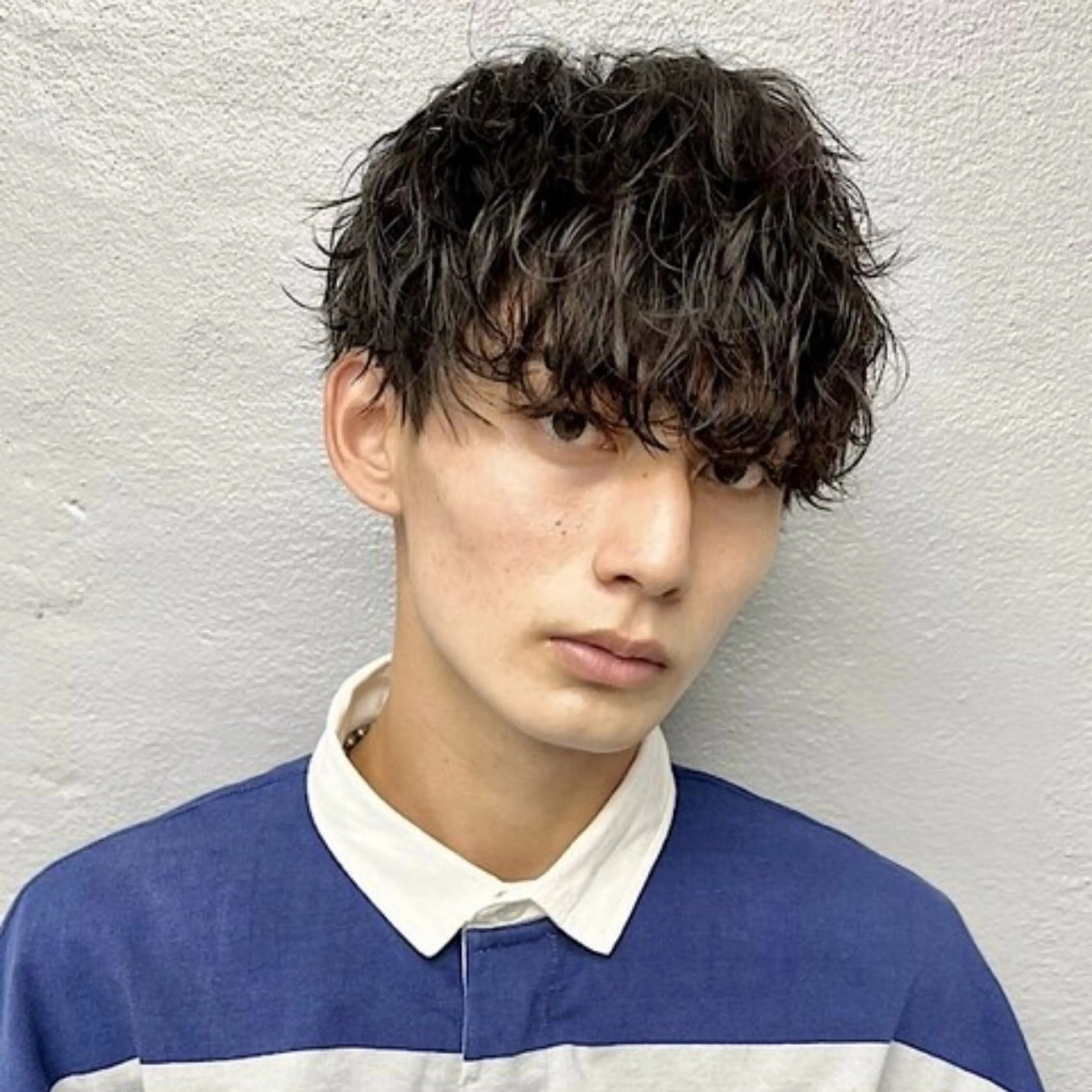 ショート パーマ メンズ カット 似合わせカラー/ メンズ/櫻本 🌐のヘアスタイル