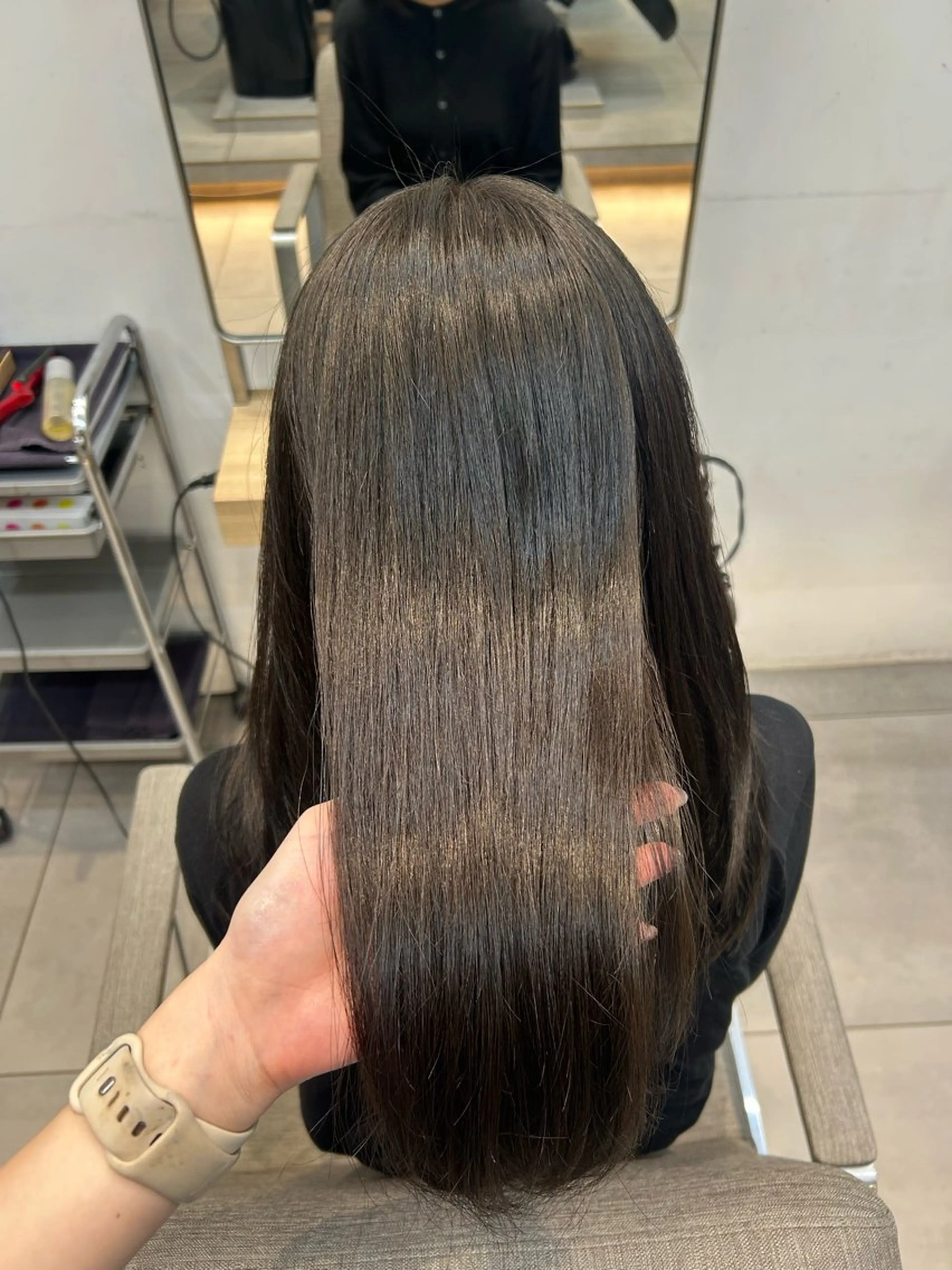 セミロング カット ヘアカラー nok銀座所属・🌷艶色/艶髪/銀座 /norika🌷のヘアスタイル