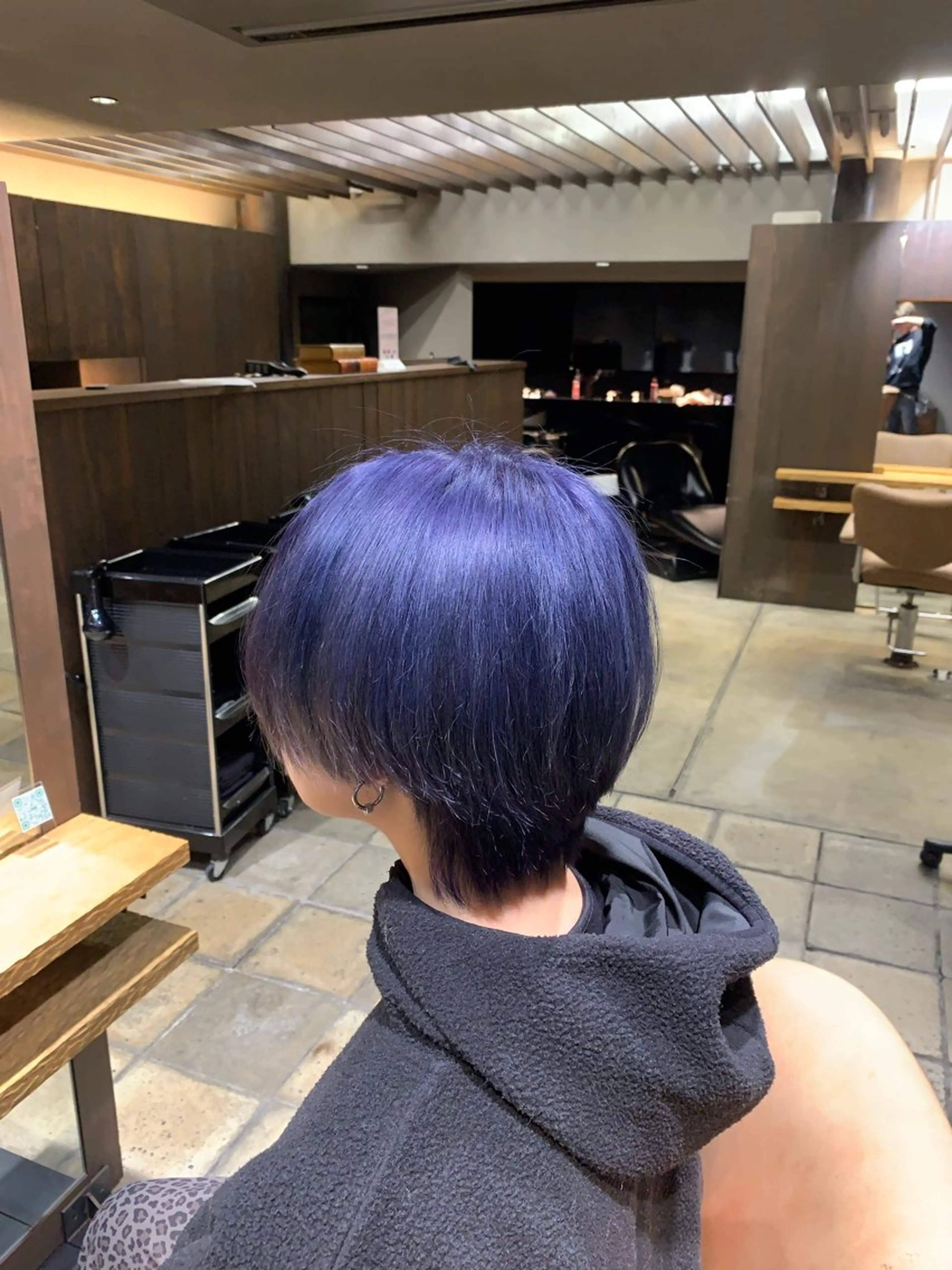 ショート カラー the Help所属・朝斗/ブリーチなし ・Wカラー・エクステのヘアスタイル