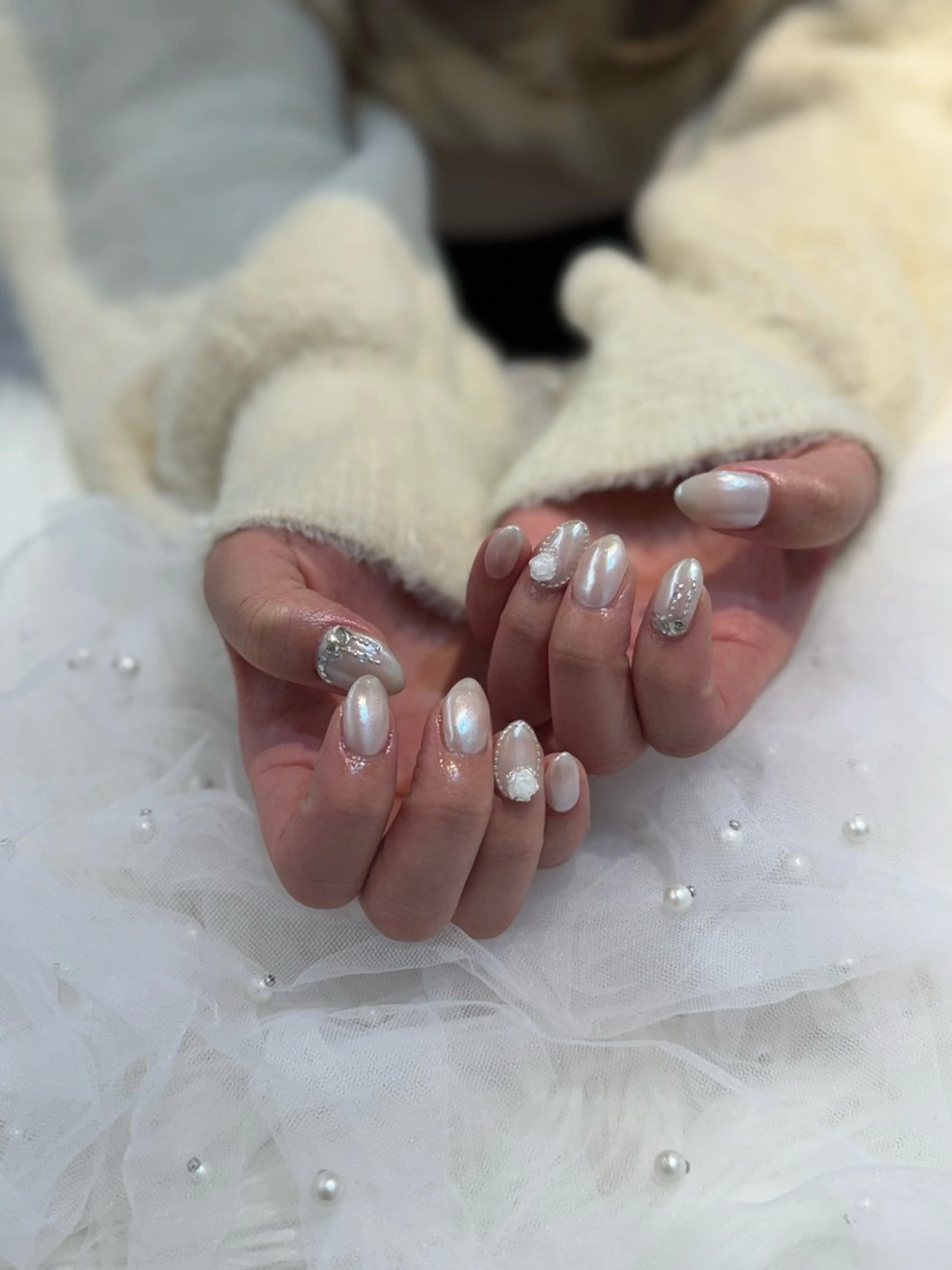 ネイル ハンドネイル ハンドケア Chizuru ☾ ໋のネイルデザイン