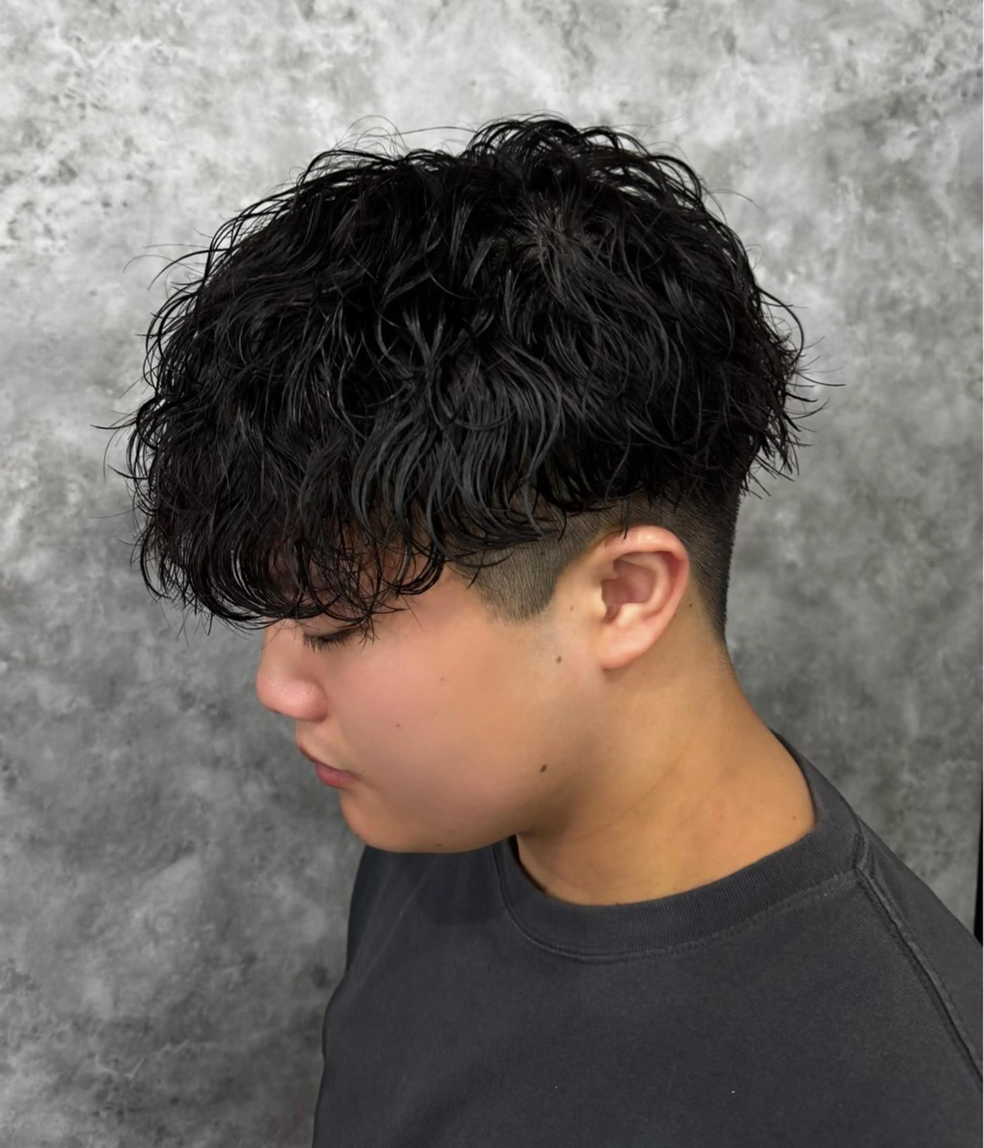 《期間限定》メンズカット+全種パーマ+トリートメント【メンズ メンズパーマ 波巻きパーマ フェザーパーマ】の写真