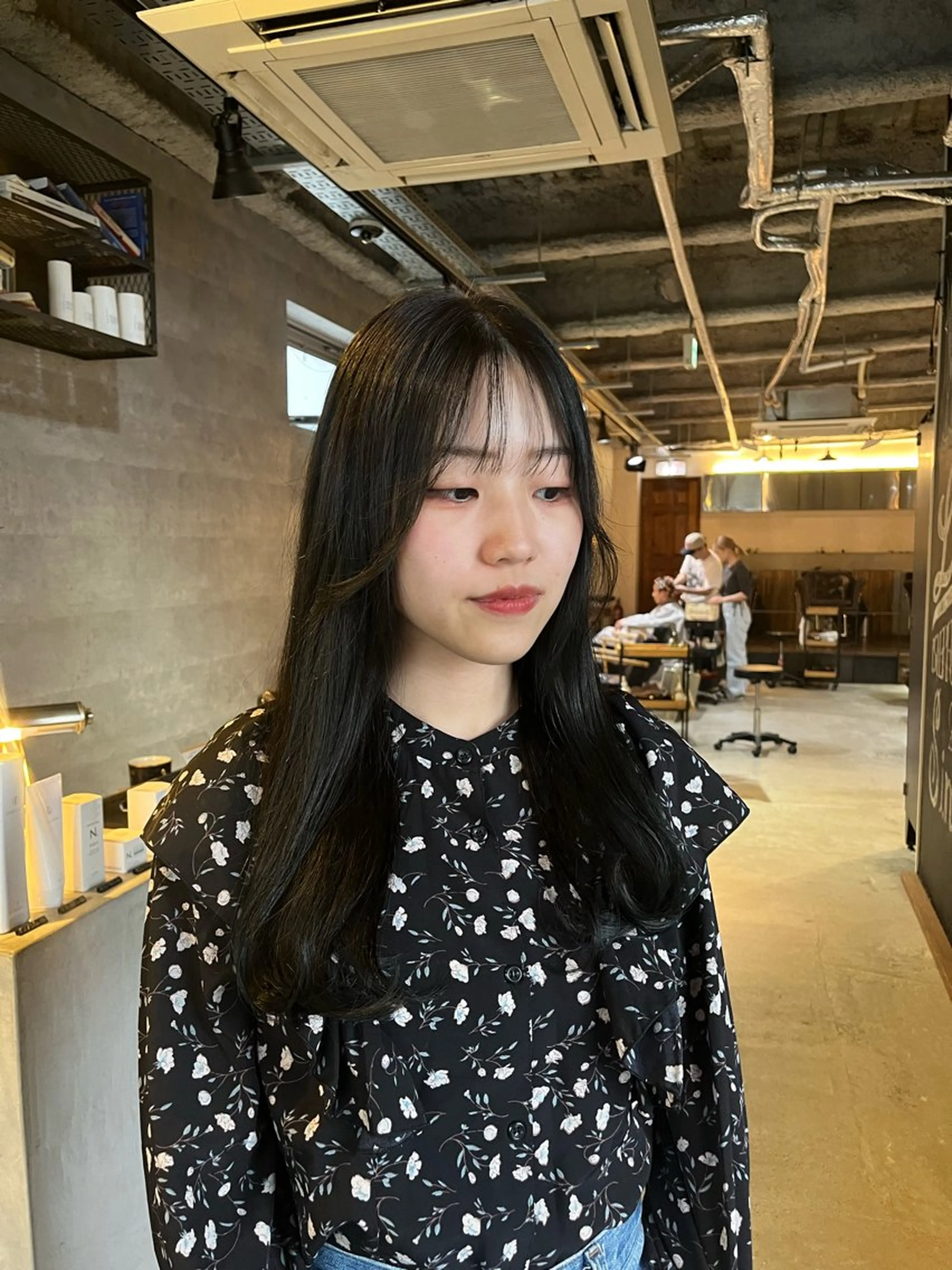 ロング ヘアカラー トリートメント times salon 栄所属・韓国ヘアスタイリスト Harukaのヘアスタイル