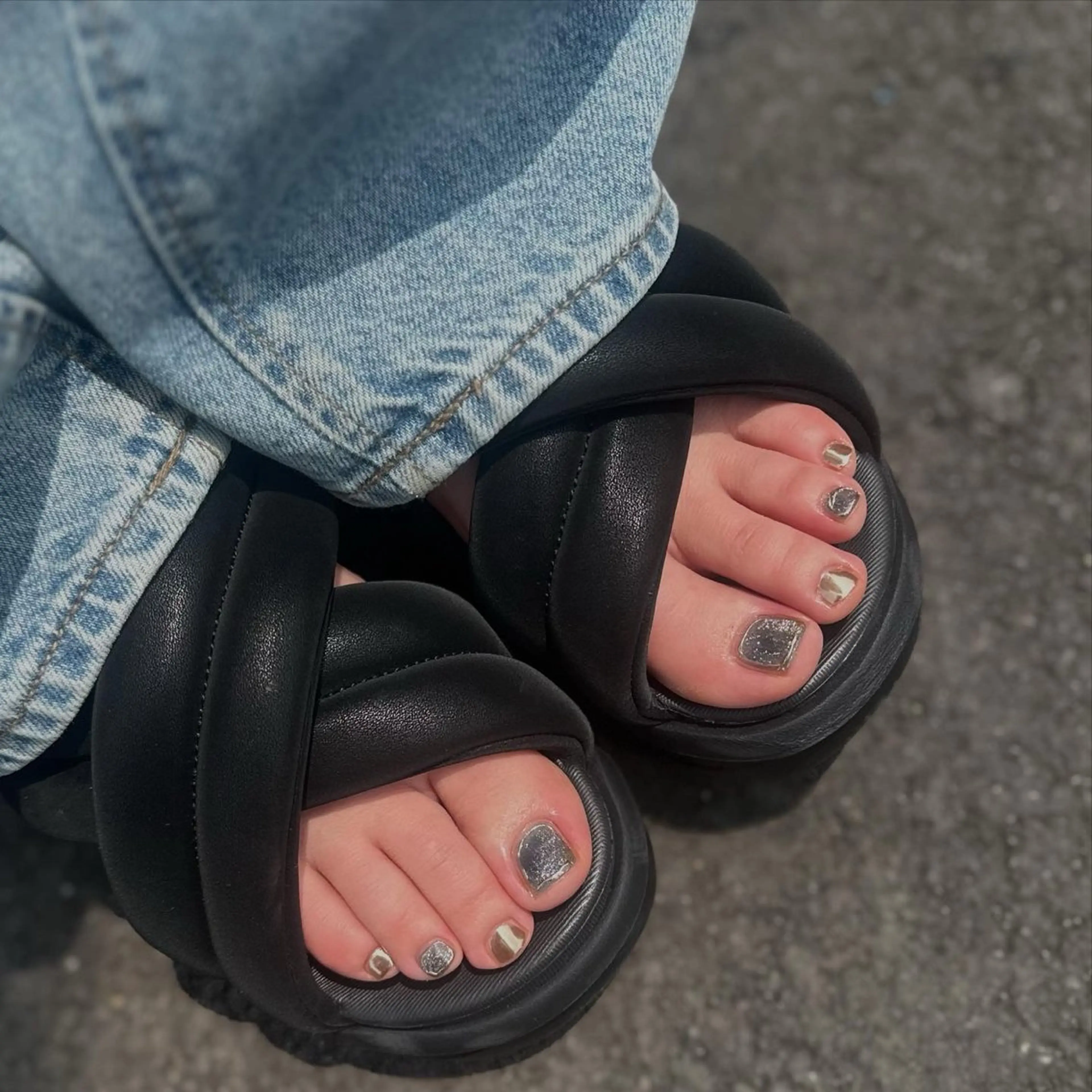 ネイル フットネイル フットネイル Welina by nail＆Mimi tubo Jewelry所属・Welina by nailのネイルデザイン