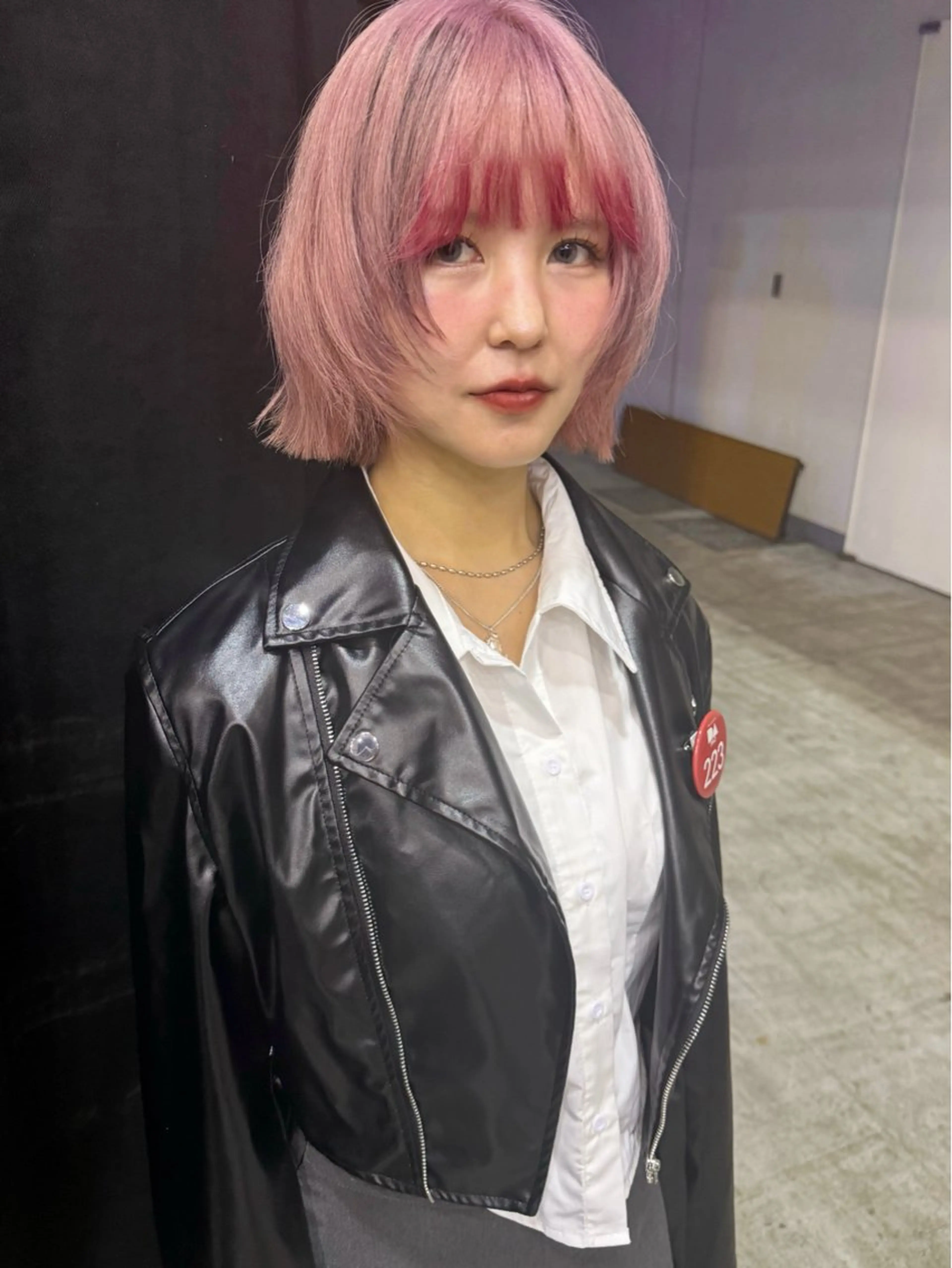ショート ショートボブ ボブレイヤー ボブ 髪質改善 韓国風ヘア ヘアカラー suii..hair designブリーチのヘアスタイル