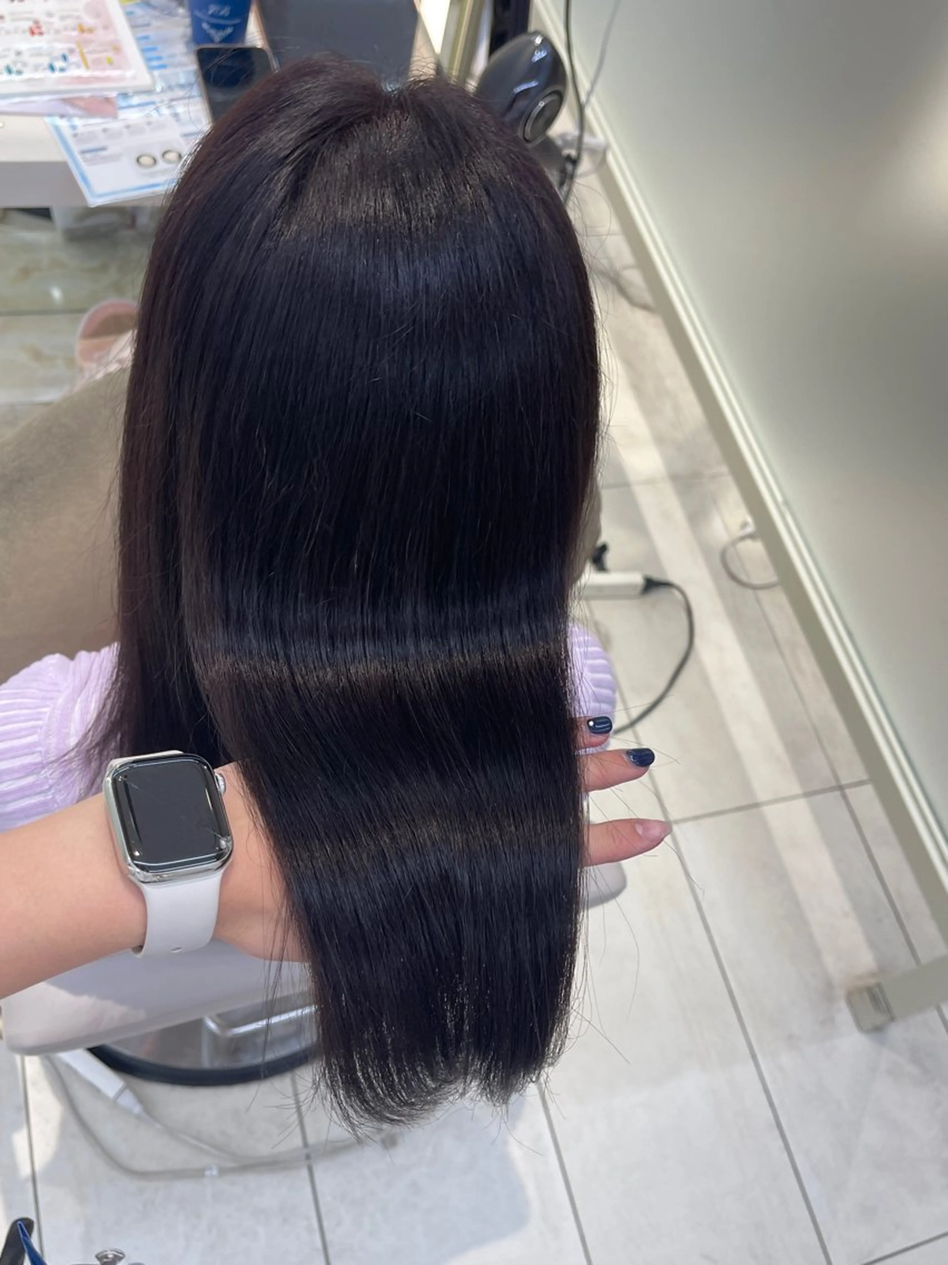 ミディアム カラー ヘアカラー Hina🤎ベージュ 、グレージュ🤎のヘアスタイル