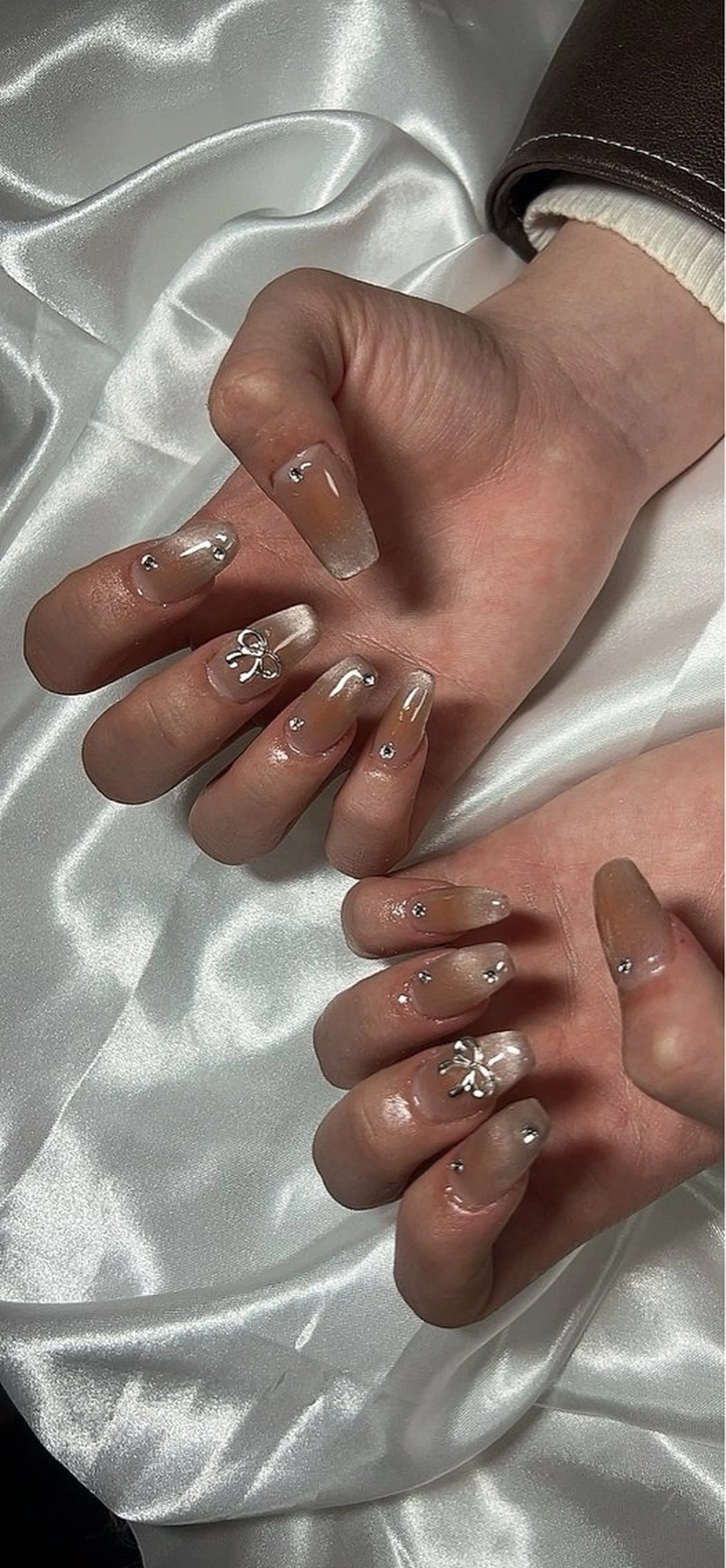 ネイル 成人式 マグネットネイル ハンドネイル Ruana Nailのネイルデザイン