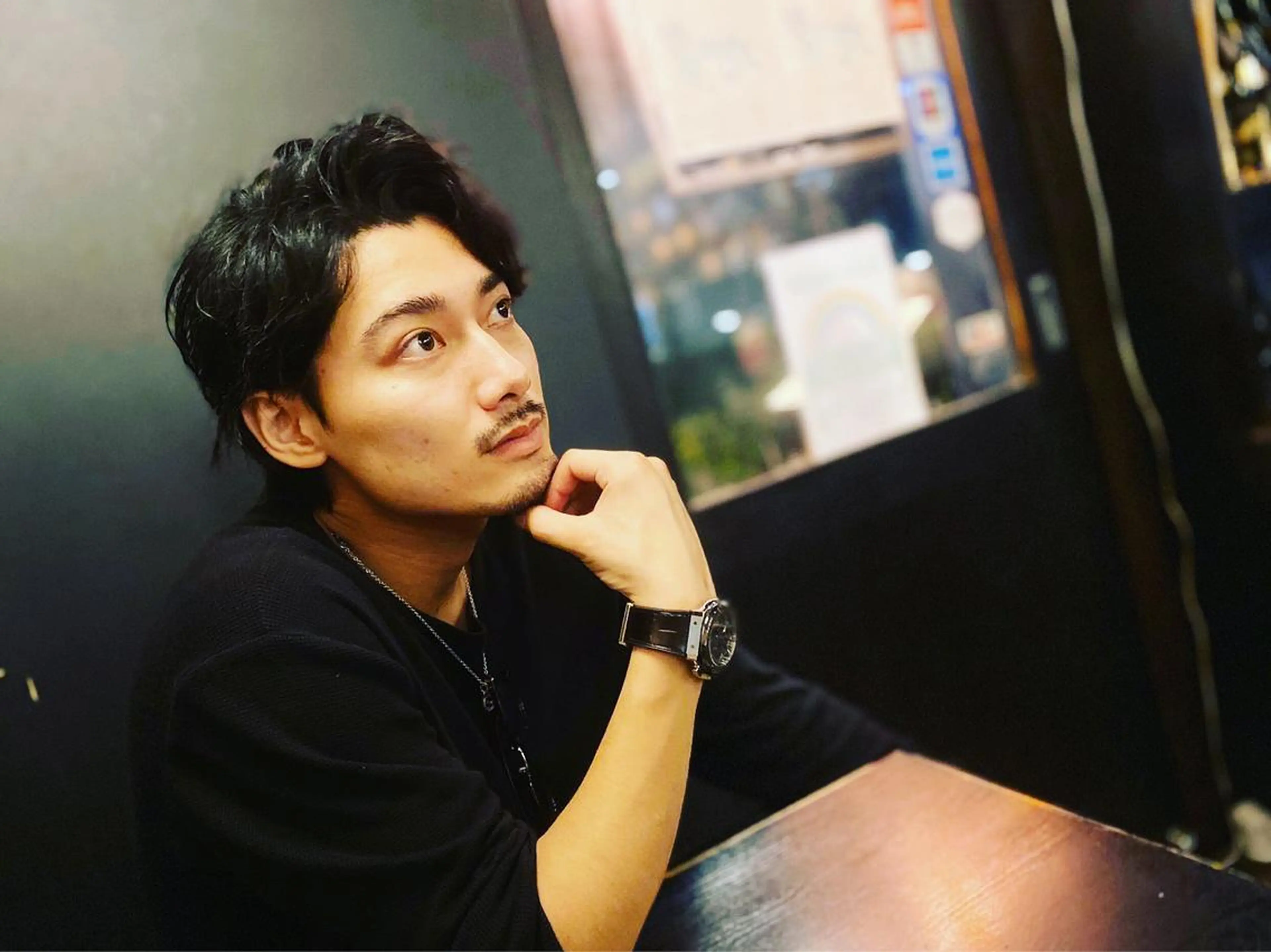 ミディアム パーマ メンズ ブロー東京　有楽町店所属・TAKUMI/銀座/ ビジネス/フェードのヘアスタイル