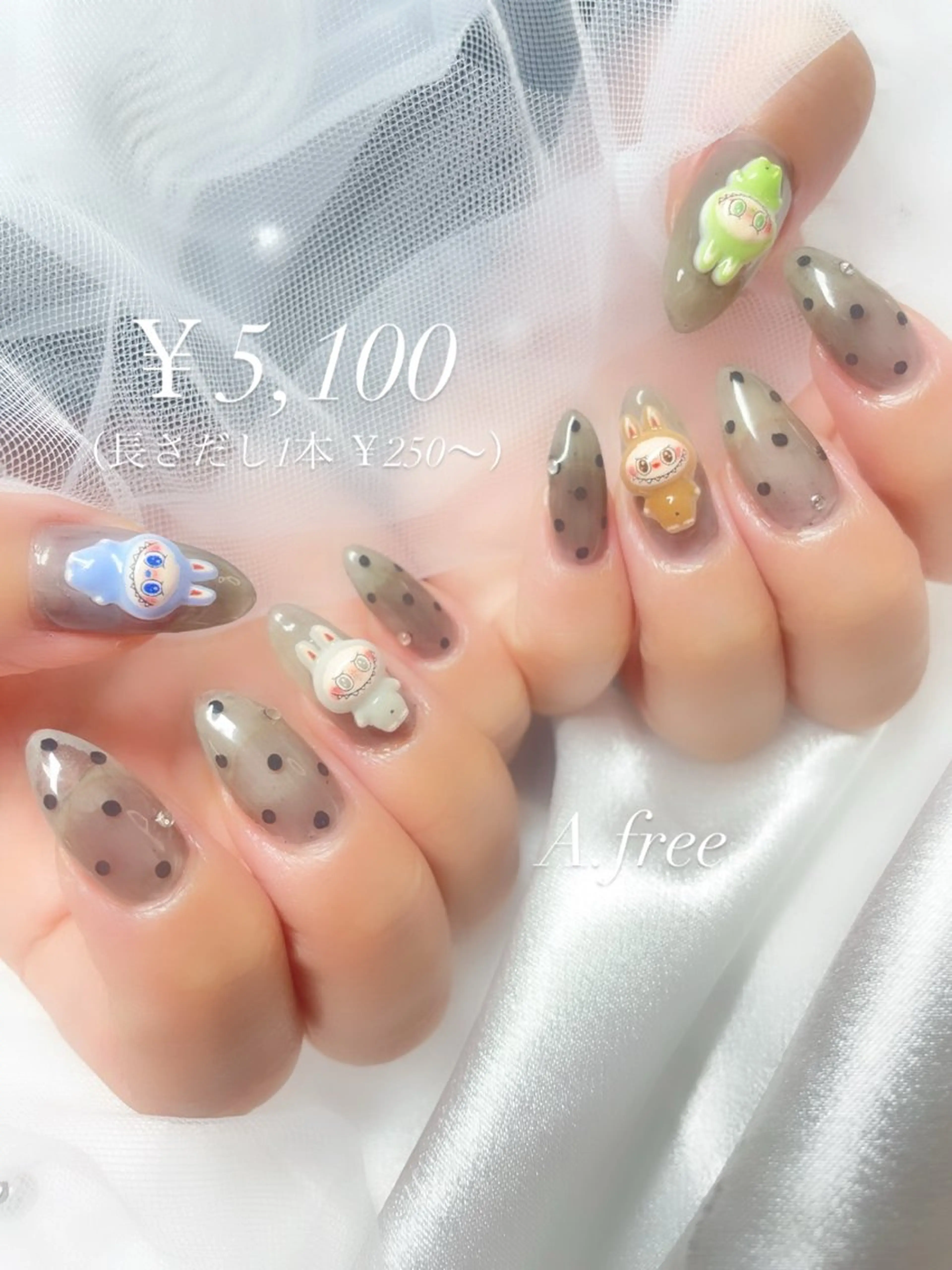 ネイル ジェルネイル ハンドネイル A.free✧*｡ アレルギー対応✧*｡のネイルデザイン