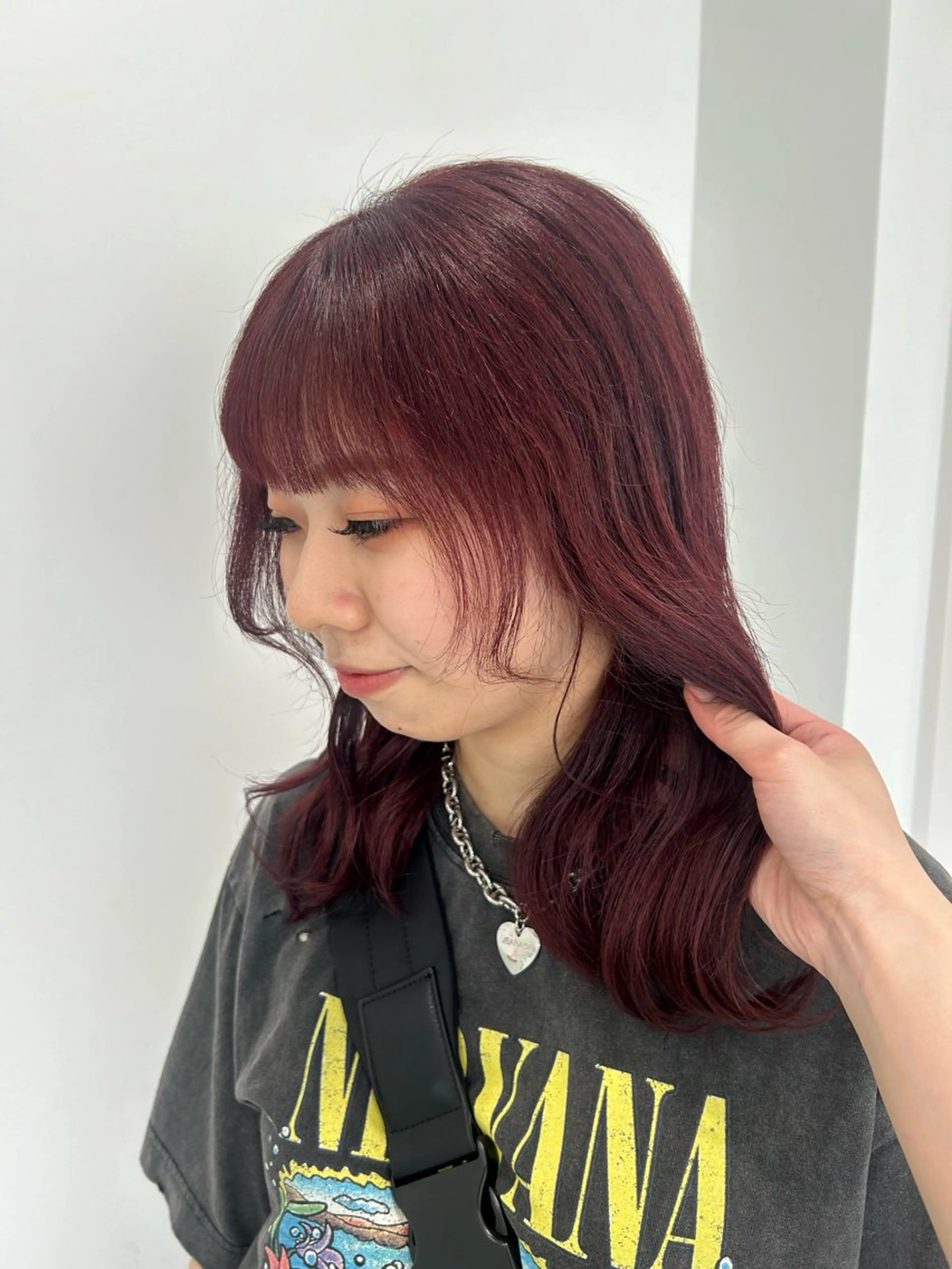ミディアム カラー 愛結 暖色カラー🎀🩰のヘアスタイル