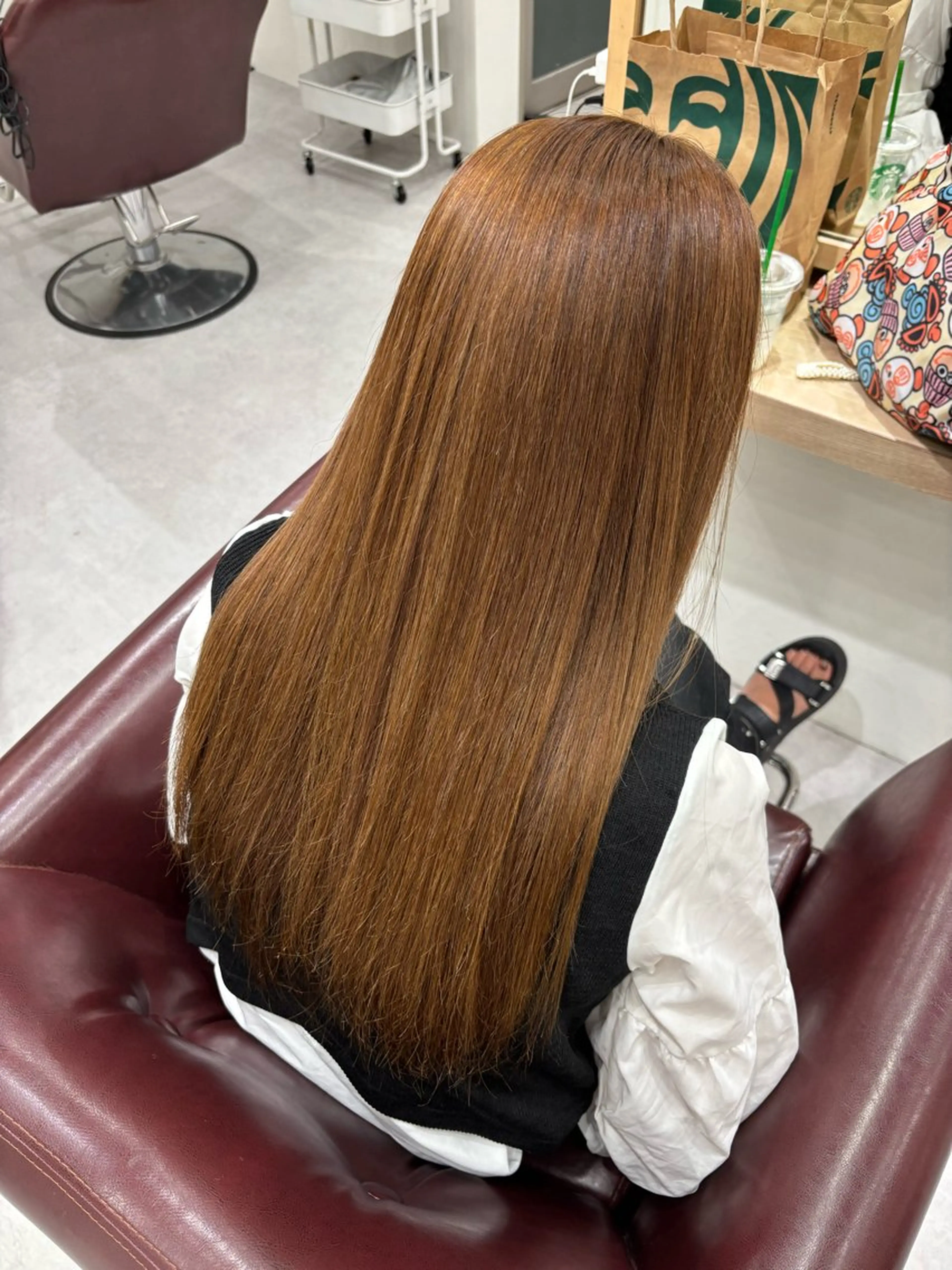 ⭐️ 1日 1名様限定⭐️美髪縮毛矯正+カット+シルクトリートメントの写真