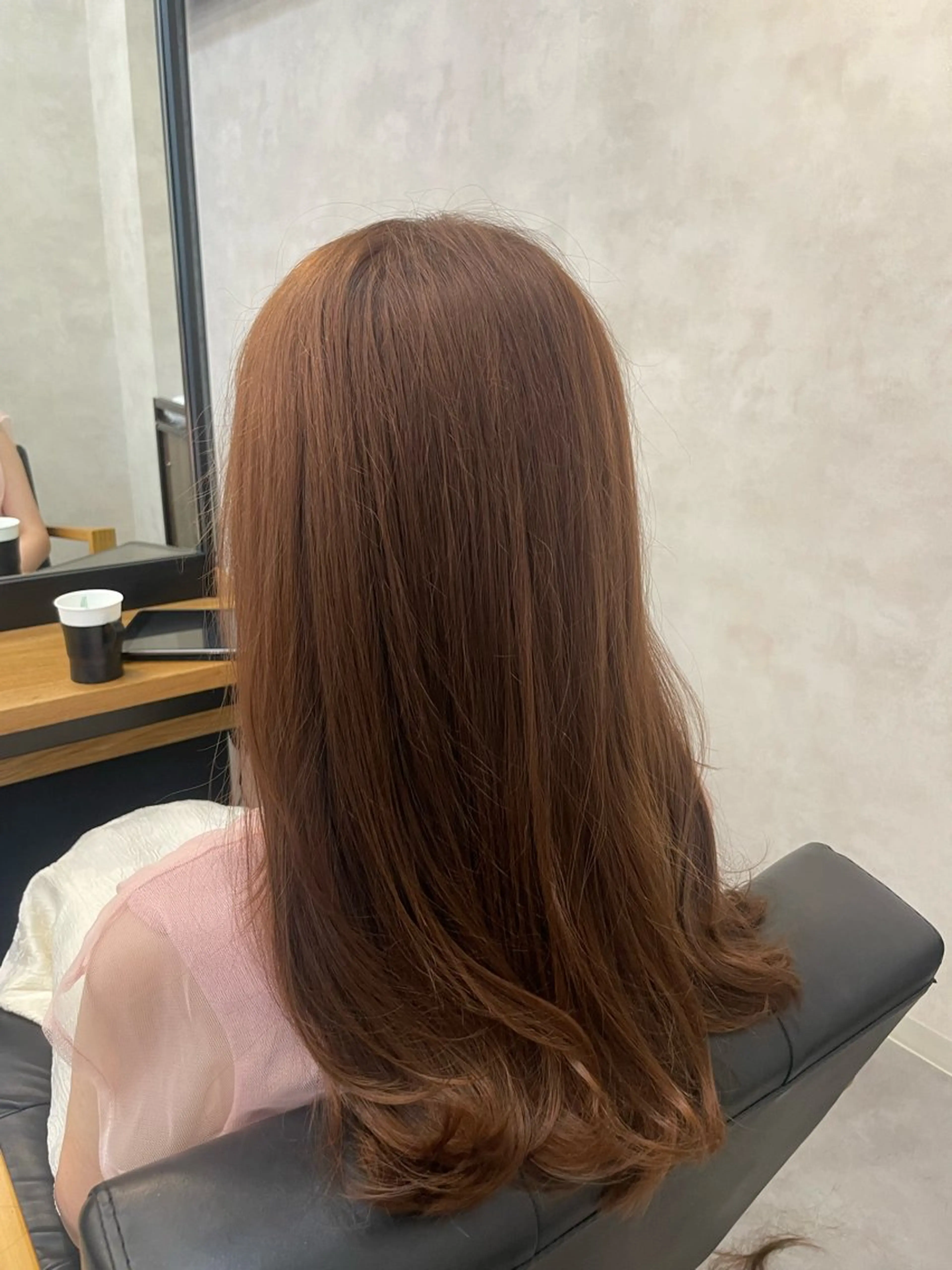 ロング カラー カット ヘアカラー トリートメント 今村 南穂のヘアスタイル
