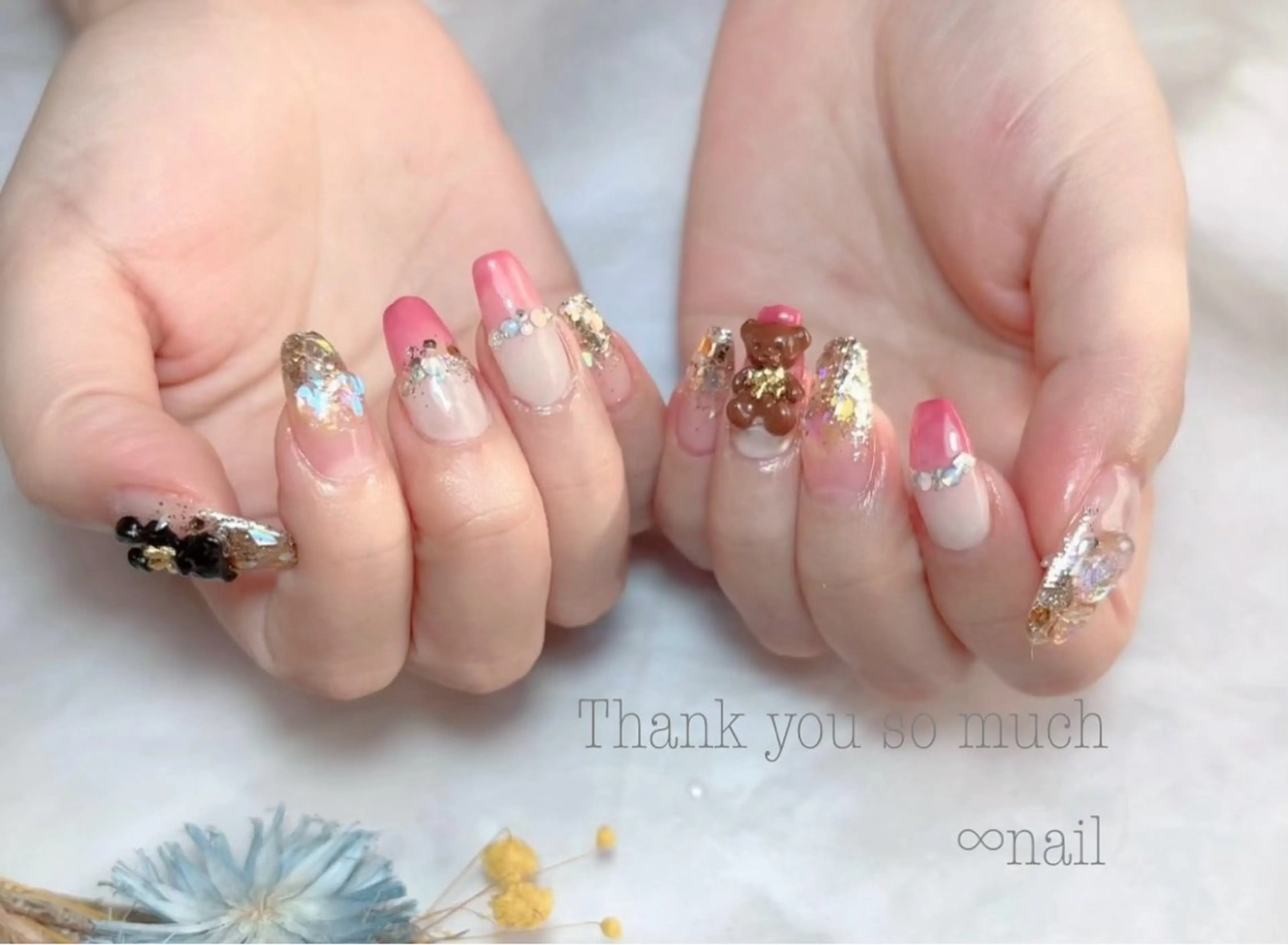 ネイル ジェルネイル パラジェル ♾nail 恵美のマツエク・マツパデザイン