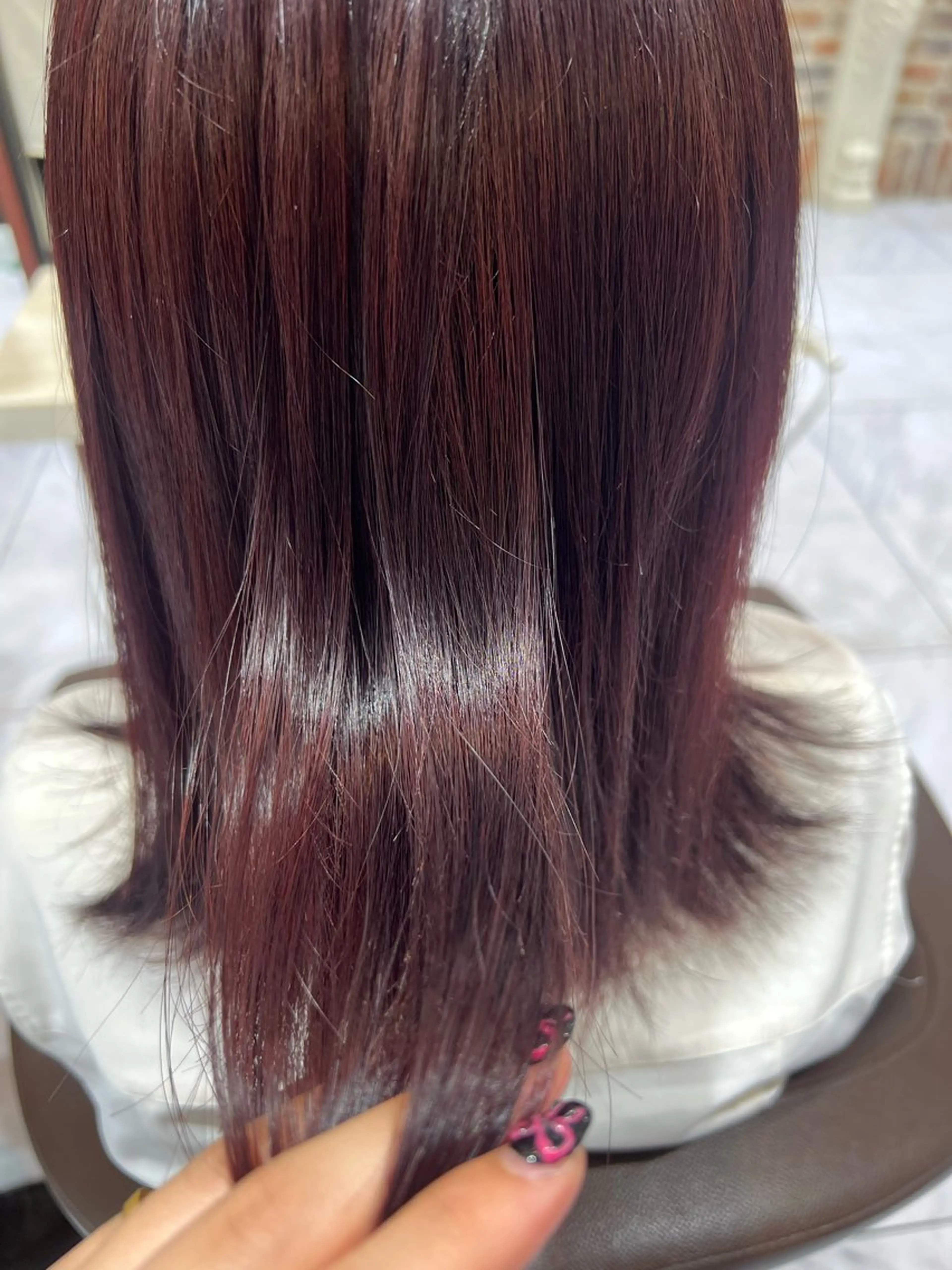 カラー ヘアカラー トリートメント ヘッドスパ あんどう ゆうかのヘアスタイル