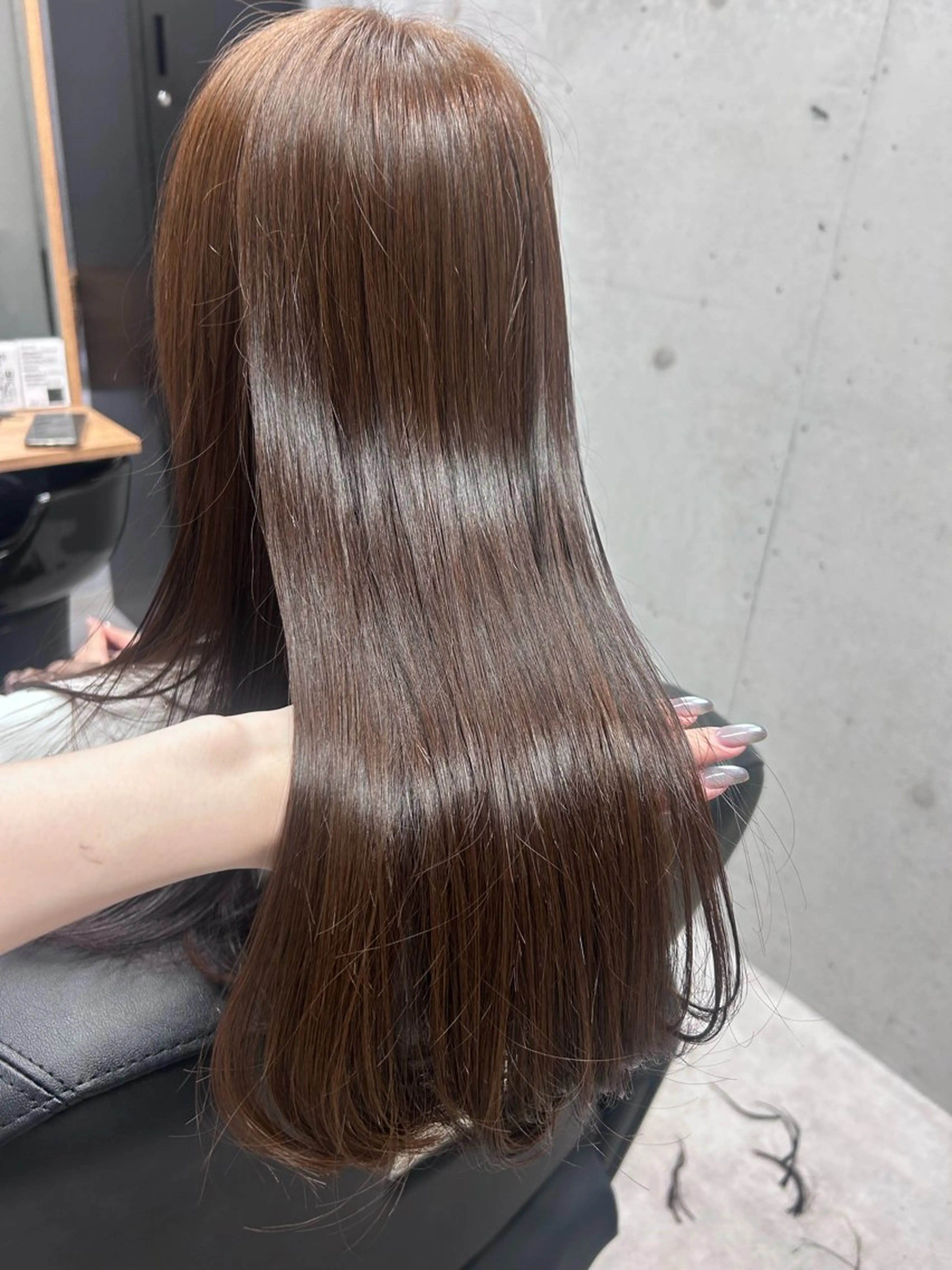 ロング カット ヘアカラー トリートメント MIZUKI PEQSSのヘアスタイル