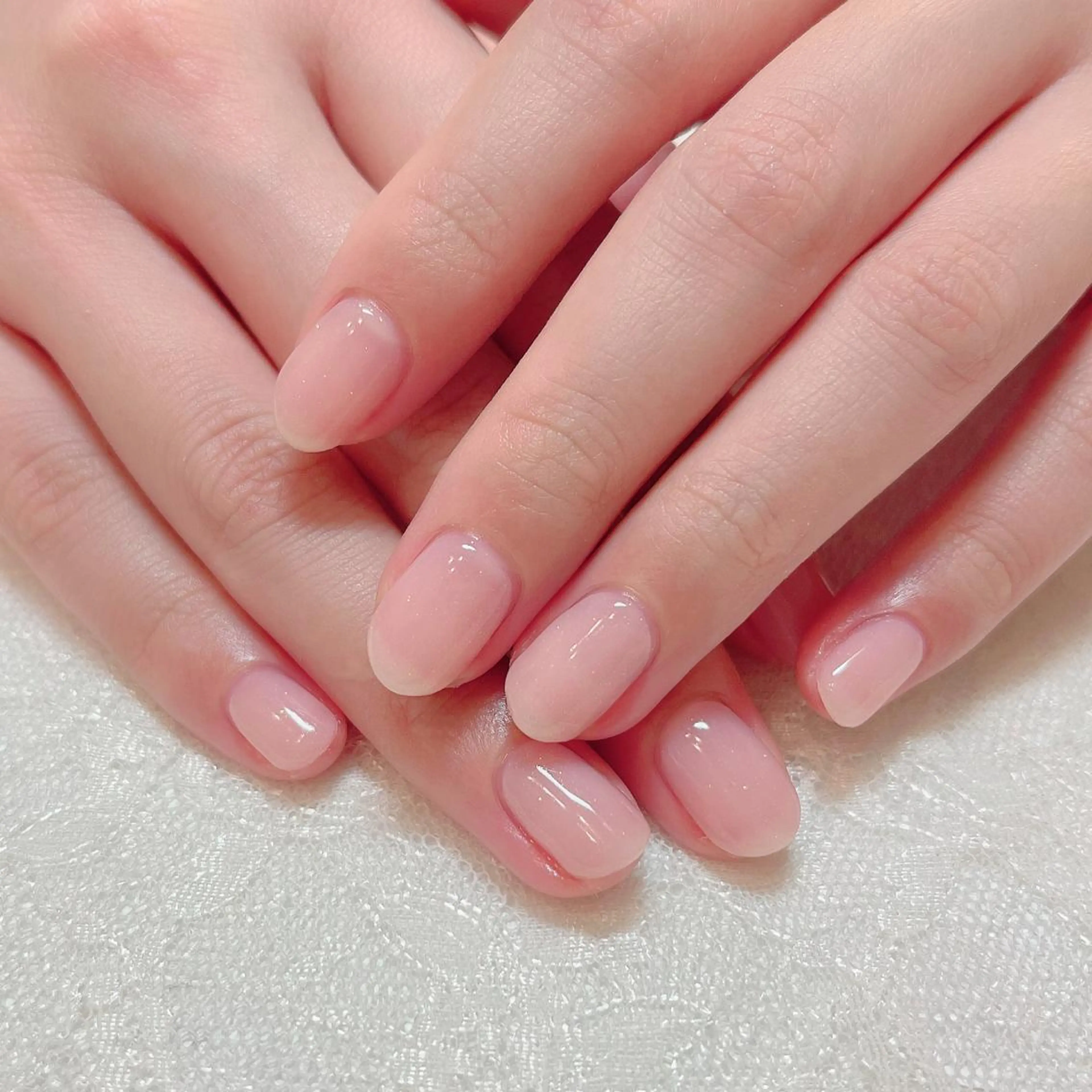 ネイル 桜ネイル ラメ(グリッター) ピンク ハンドネイル aoinail所属・aoi nailのネイルデザイン
