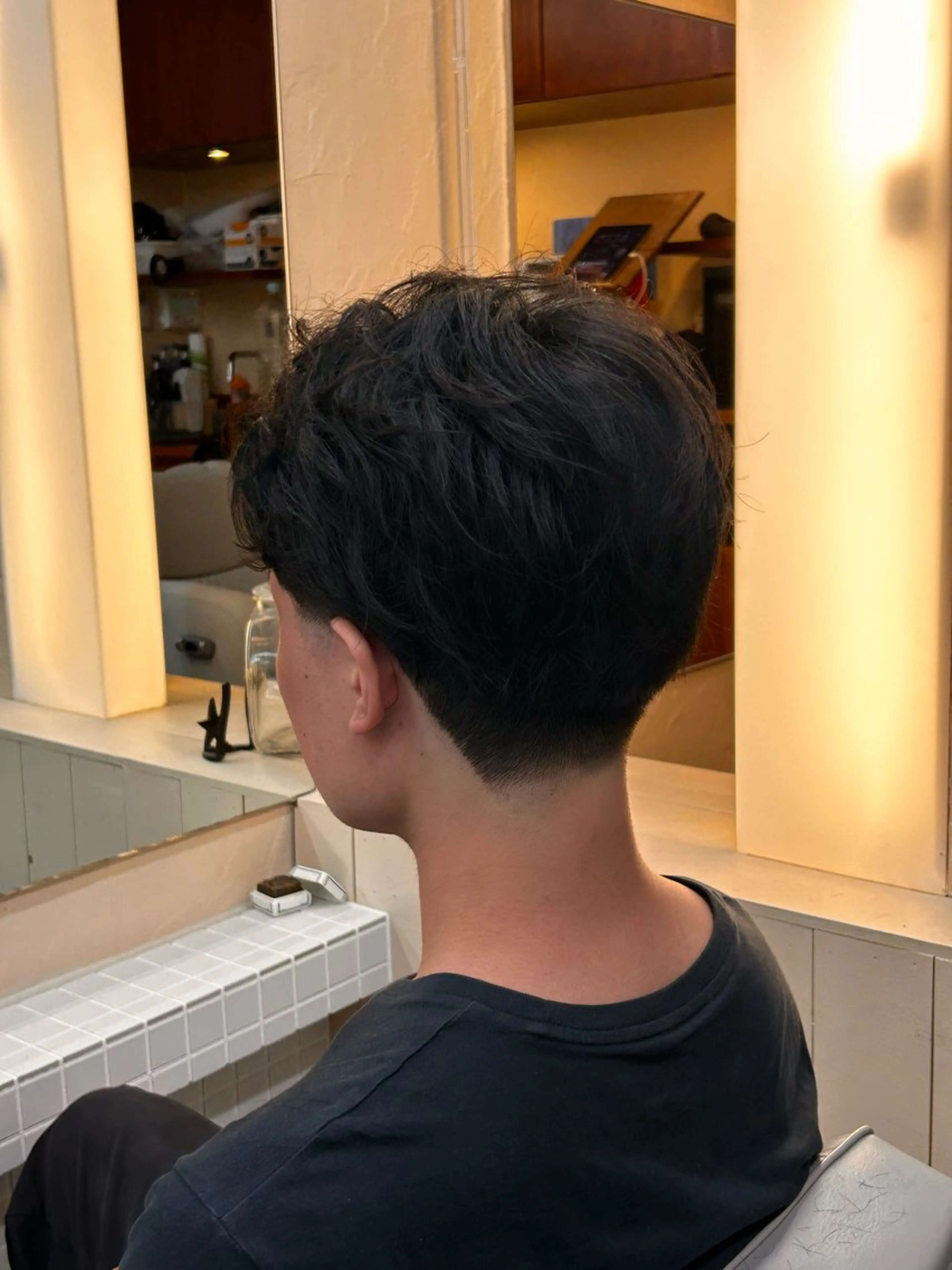 ショート メンズ フェードカット カット メンズ🔥 颯太のヘアスタイル