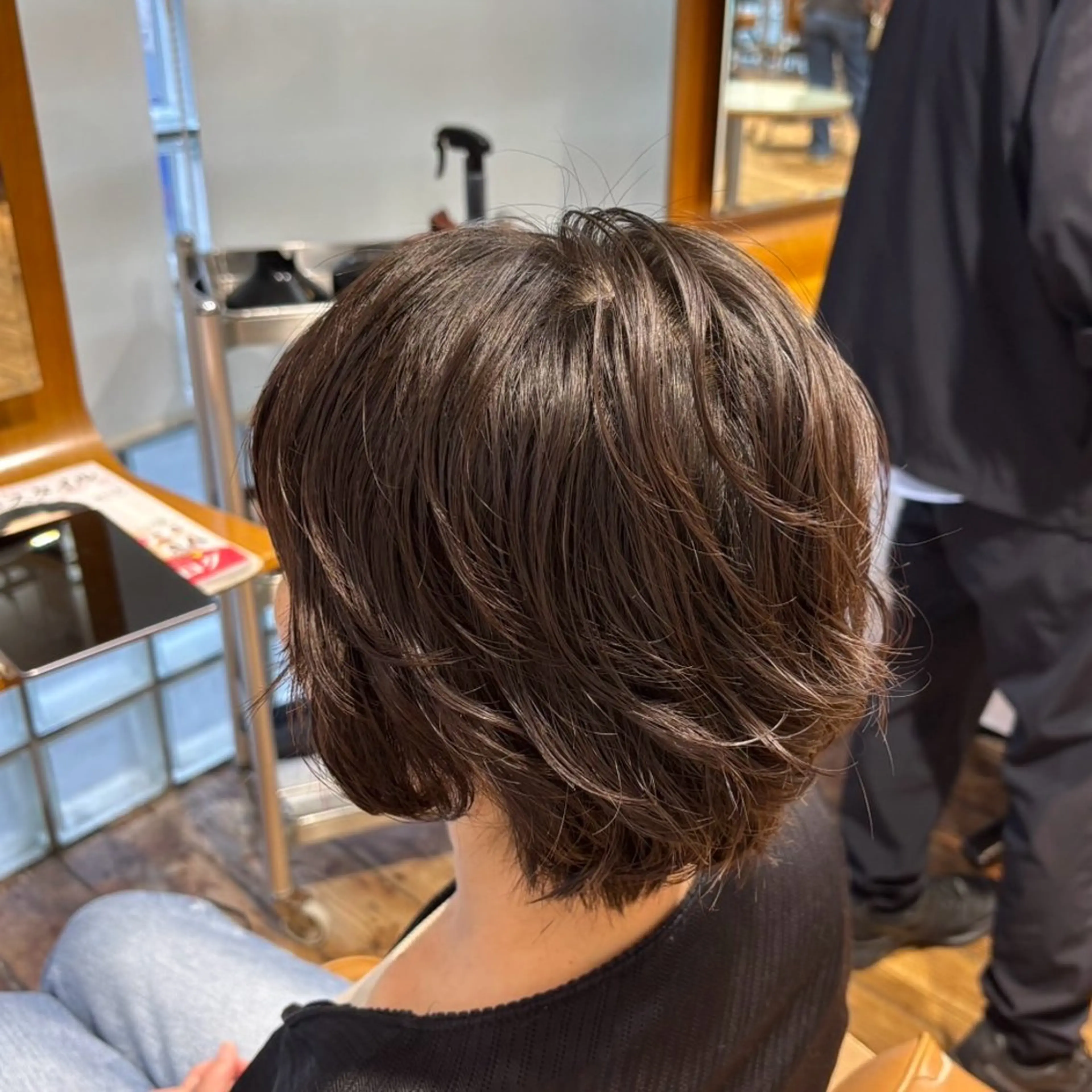 【レディース限定】カット+ショートパーマモデル様👩🏻‍🦱注意事項、ご予約リクエストのみ🚨の写真