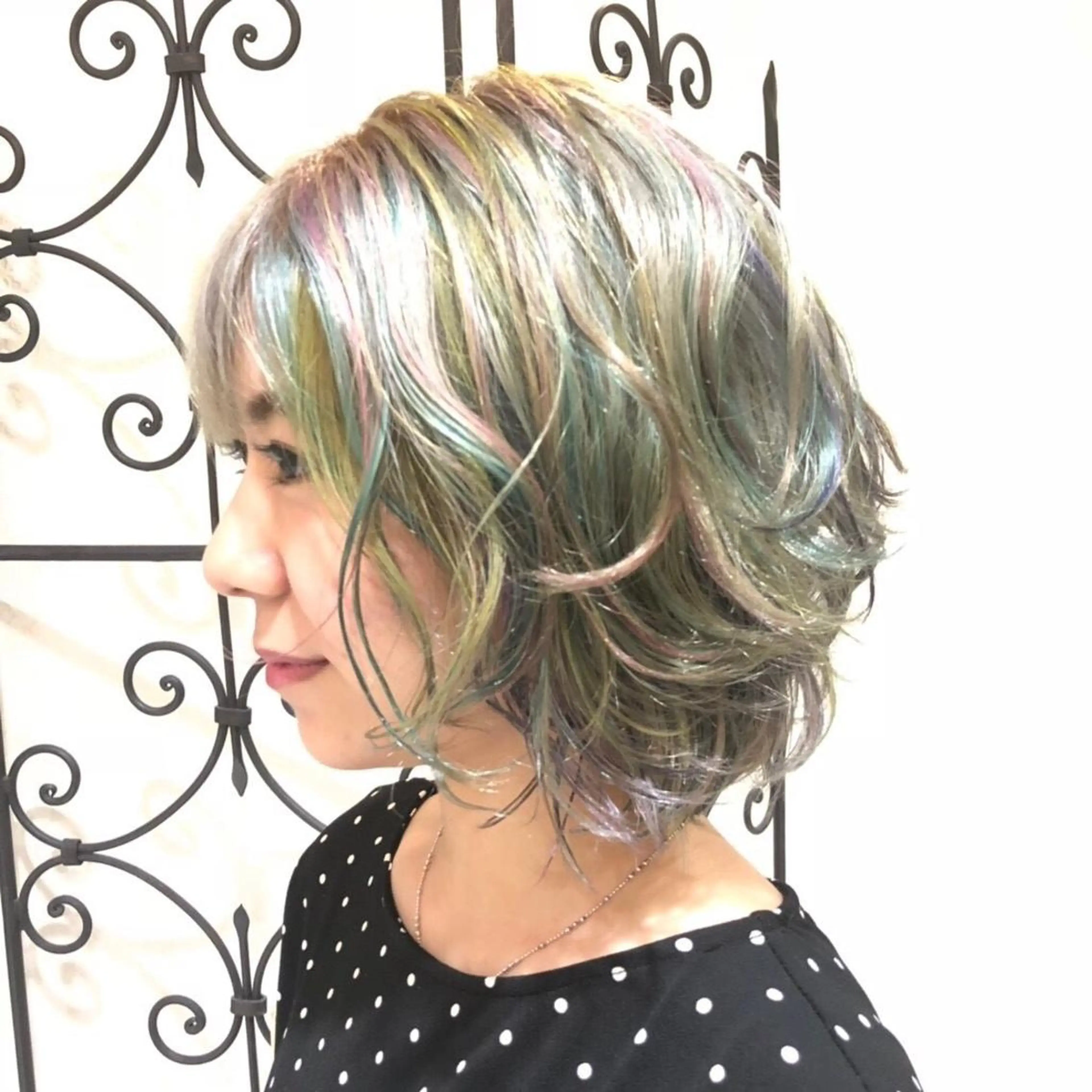 ショート カラー パーマ EARTH検見川浜 鈴木学のヘアスタイル